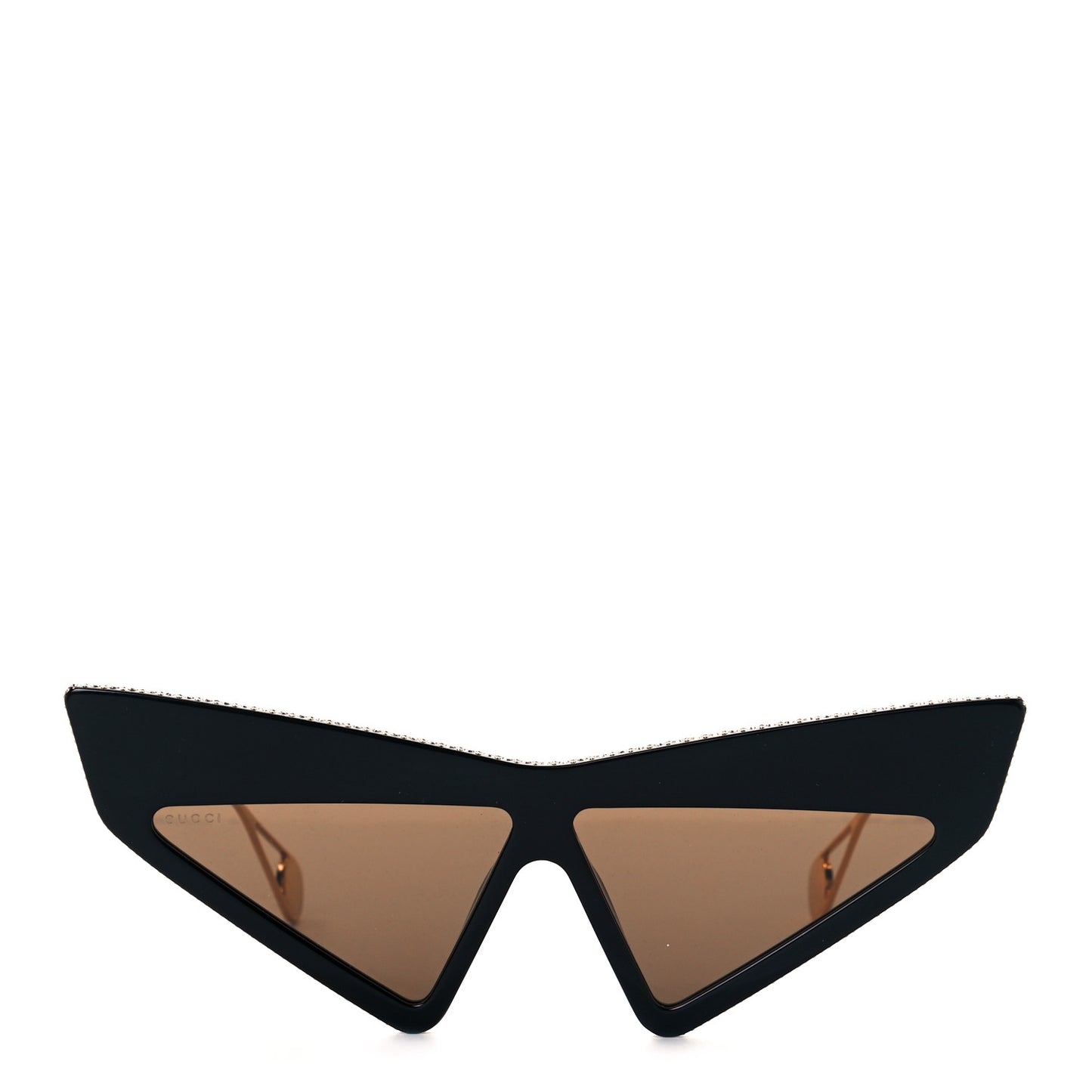 Acetate Crystal Geometric Sunglasses GG0430S Black