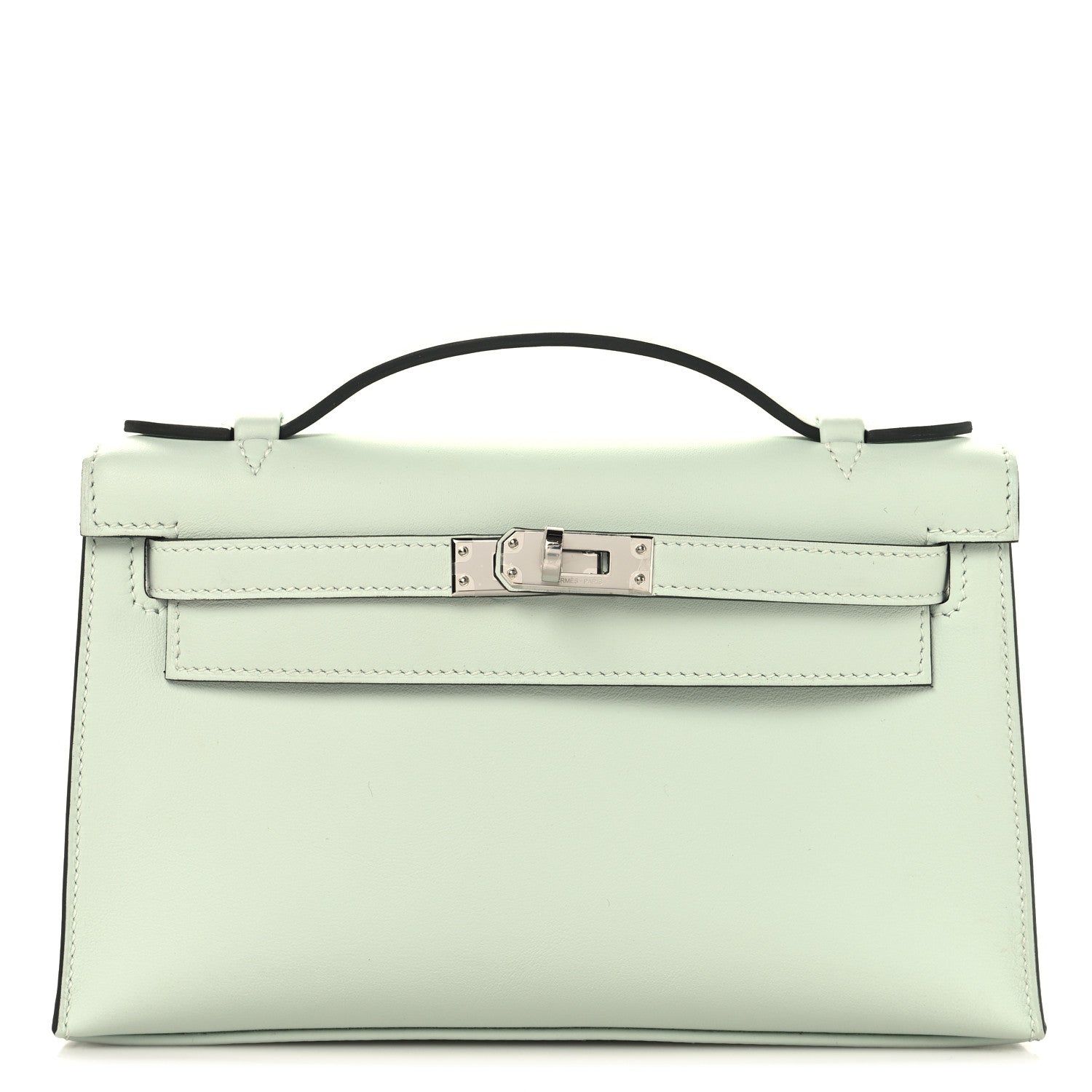Hermes Swift Kelly Pochette Clutch Vert Peppermint 1 of 11