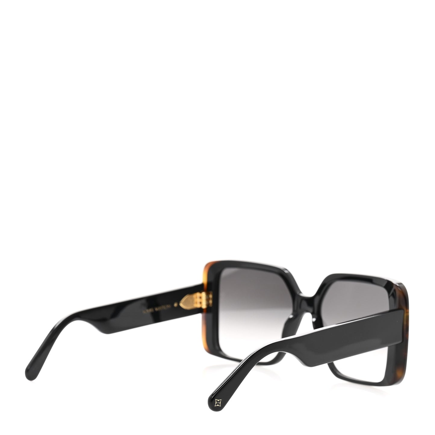 Acetate LV Square Sunglasses Z2095W Black