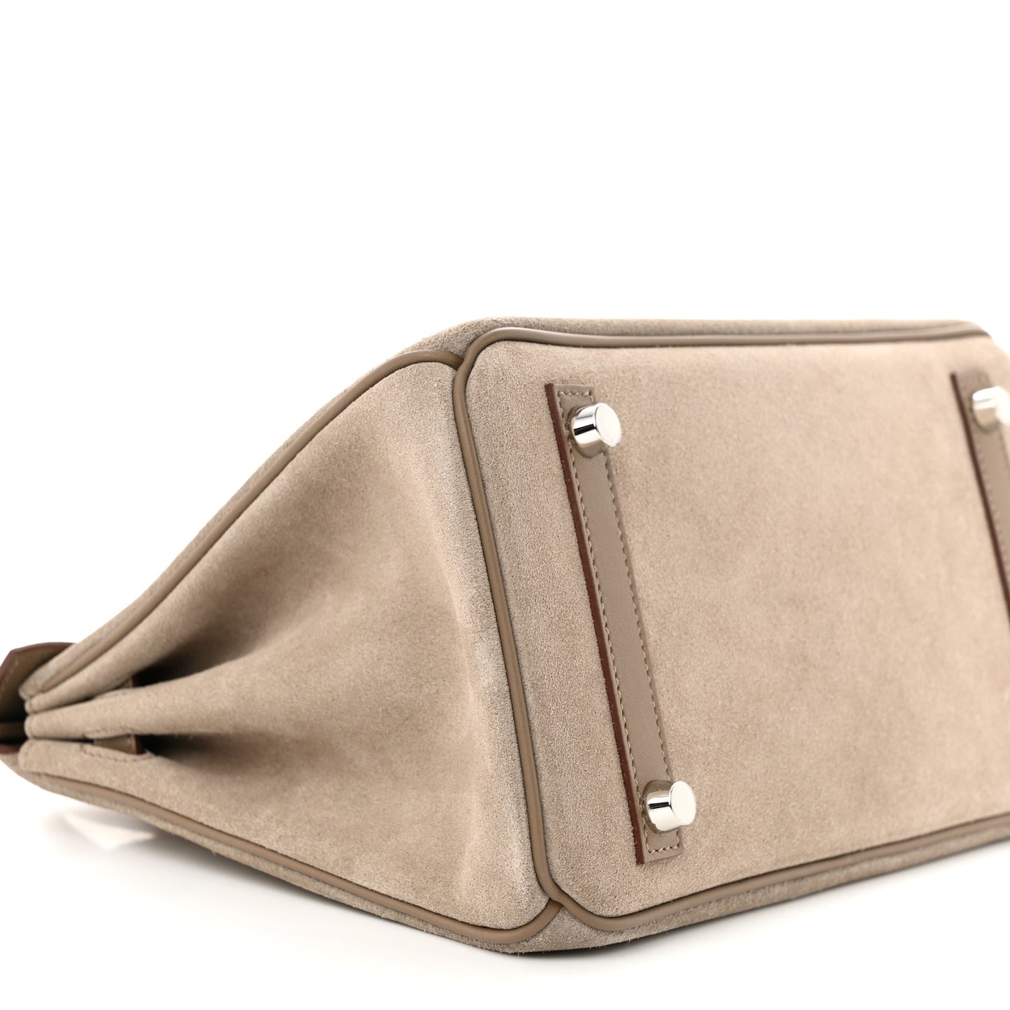Veau Doblis Swift Grizzly Birkin 25 Gris Caillou Etoupe