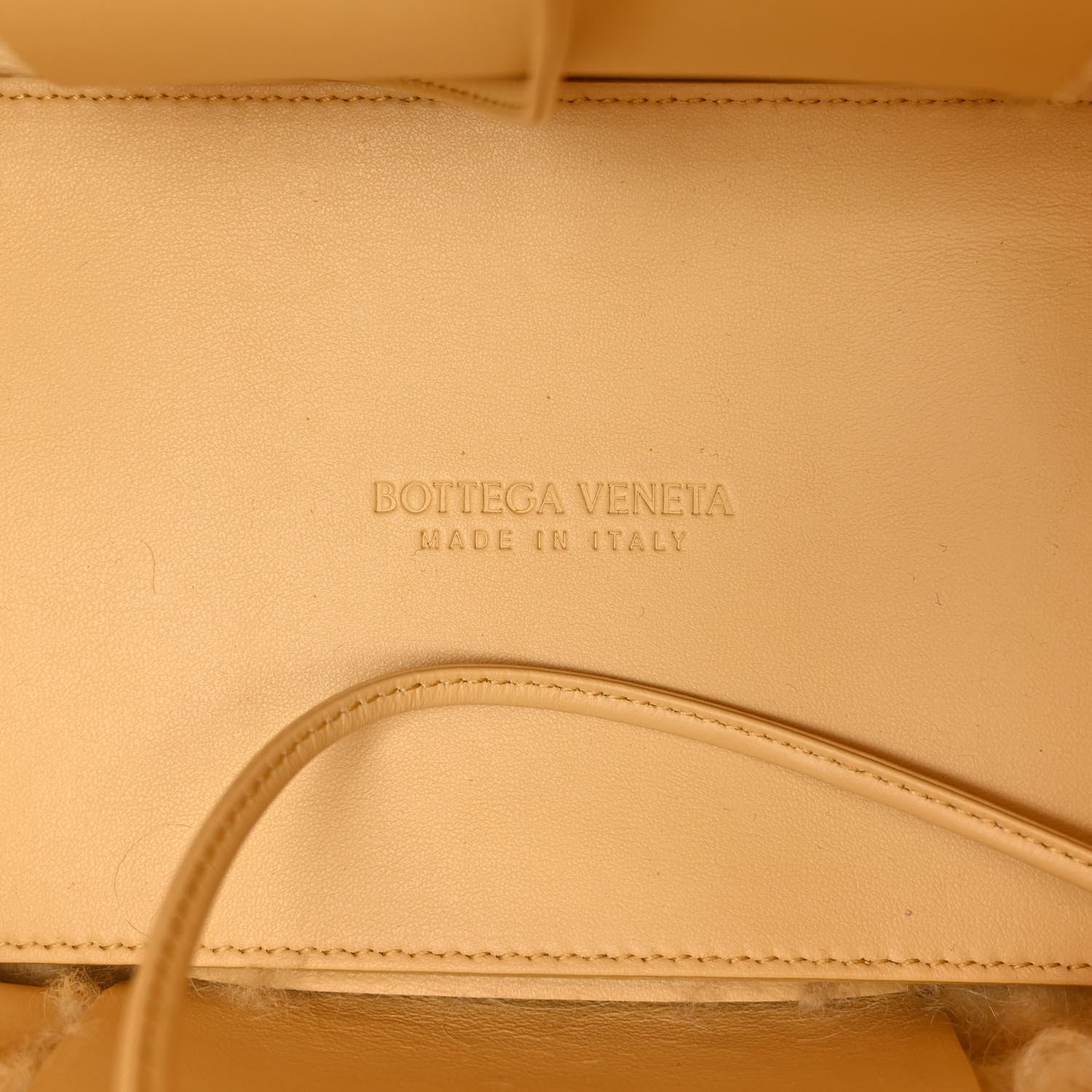 Bottega Veneta Shearling Small Intrecciato Arco Tote Teddy 6 of 9