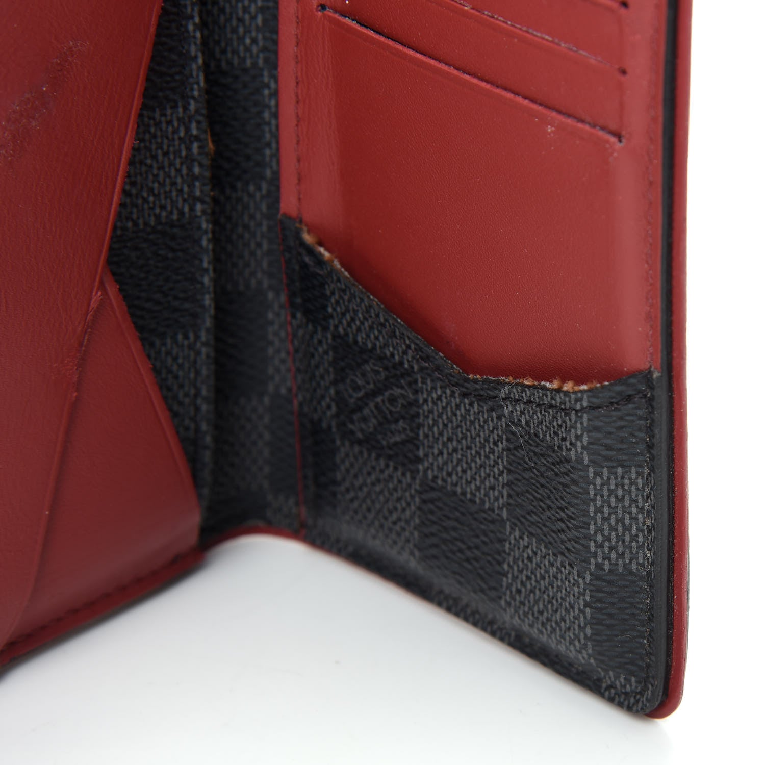 Louis Vuitton Damier Graphite Pocket Organizer Bordeaux 7 of 9