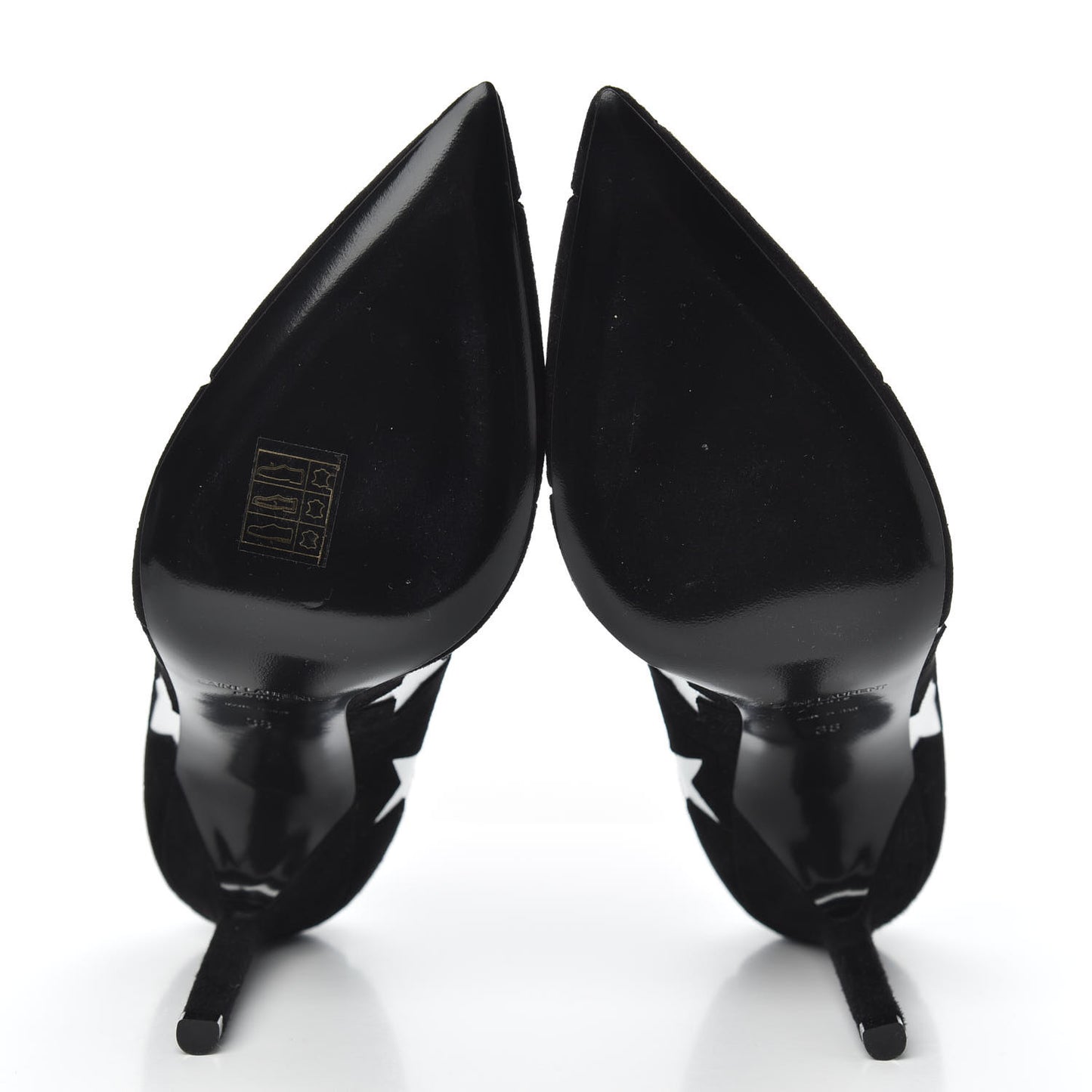 Kid Scamosciato Anja Star 105 Pumps 38 Black Silver