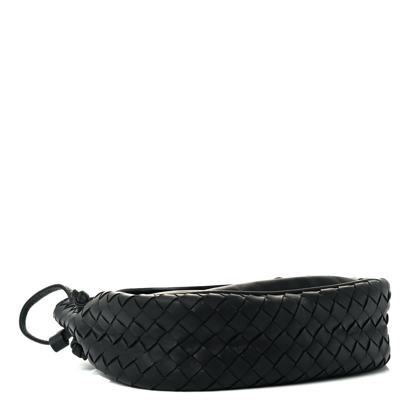 Nappa Intrecciato Small Nodini Flap Crossbody Black