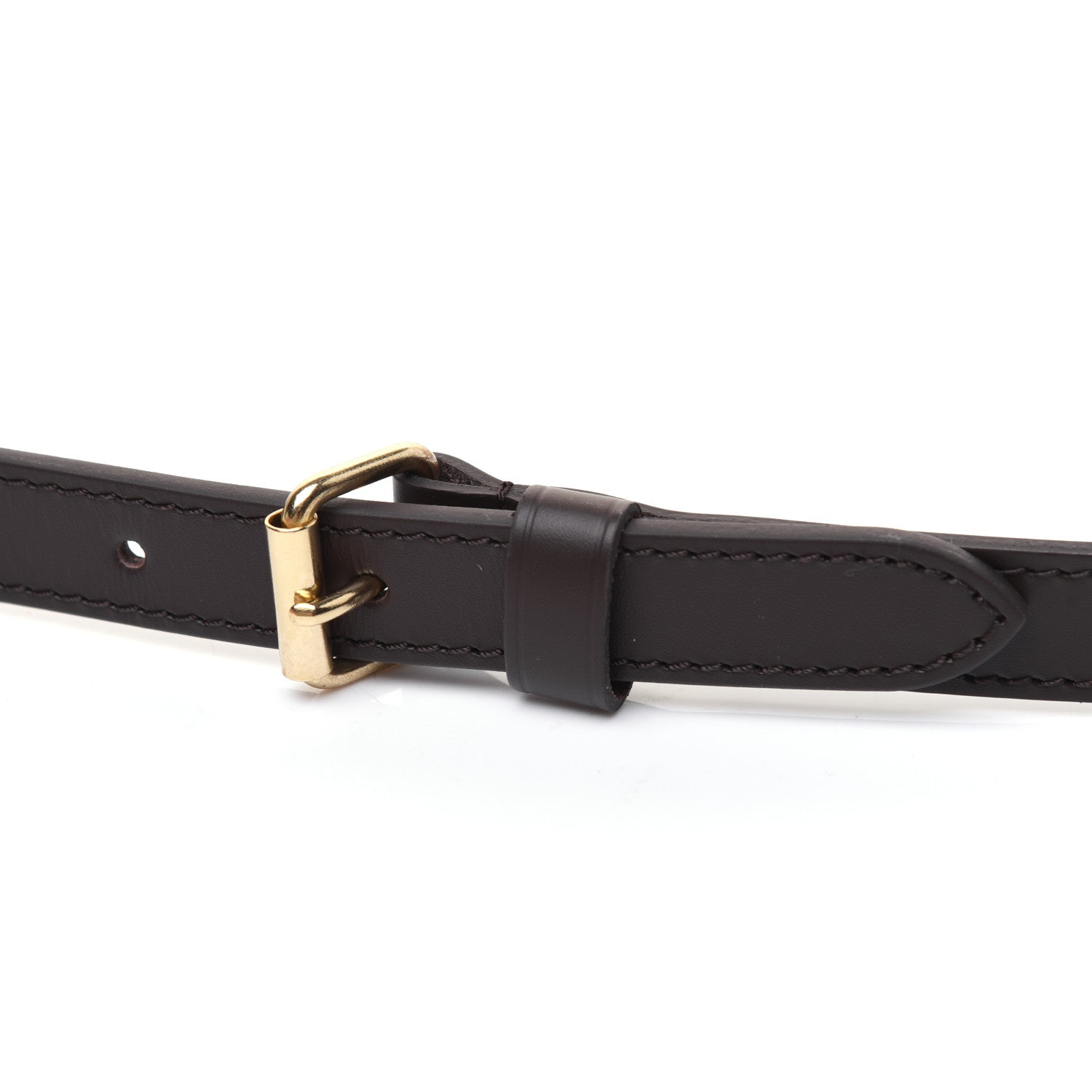 Louis Vuitton Calfskin Adjustable Speedy Bandouliere Shoulder Strap Brown 4 of 8