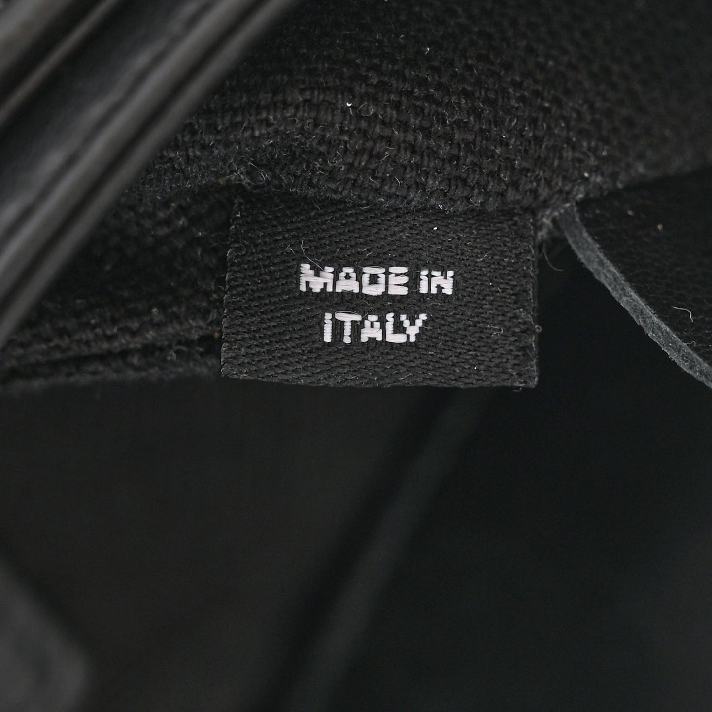 Calfskin Quilted CC Uniform Flap Belt Bag Black