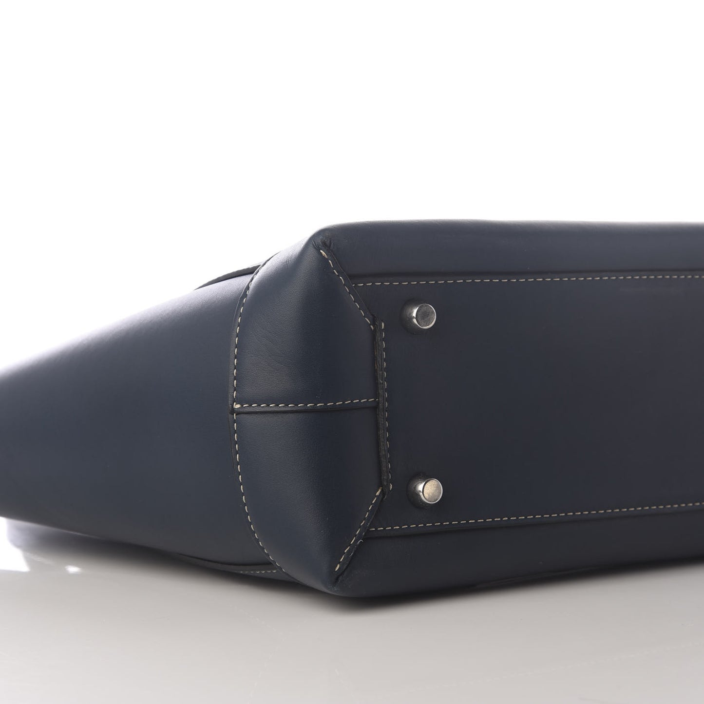 French Calfskin Small Arco Deep Blue