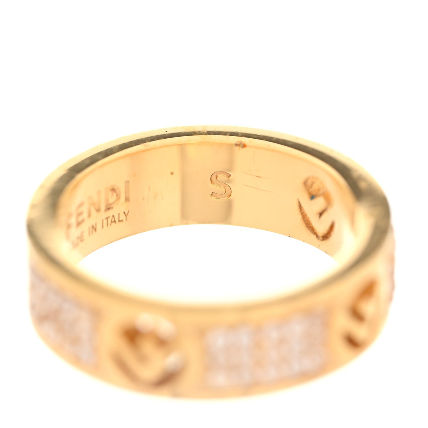 Crystal FF Ring S Gold
