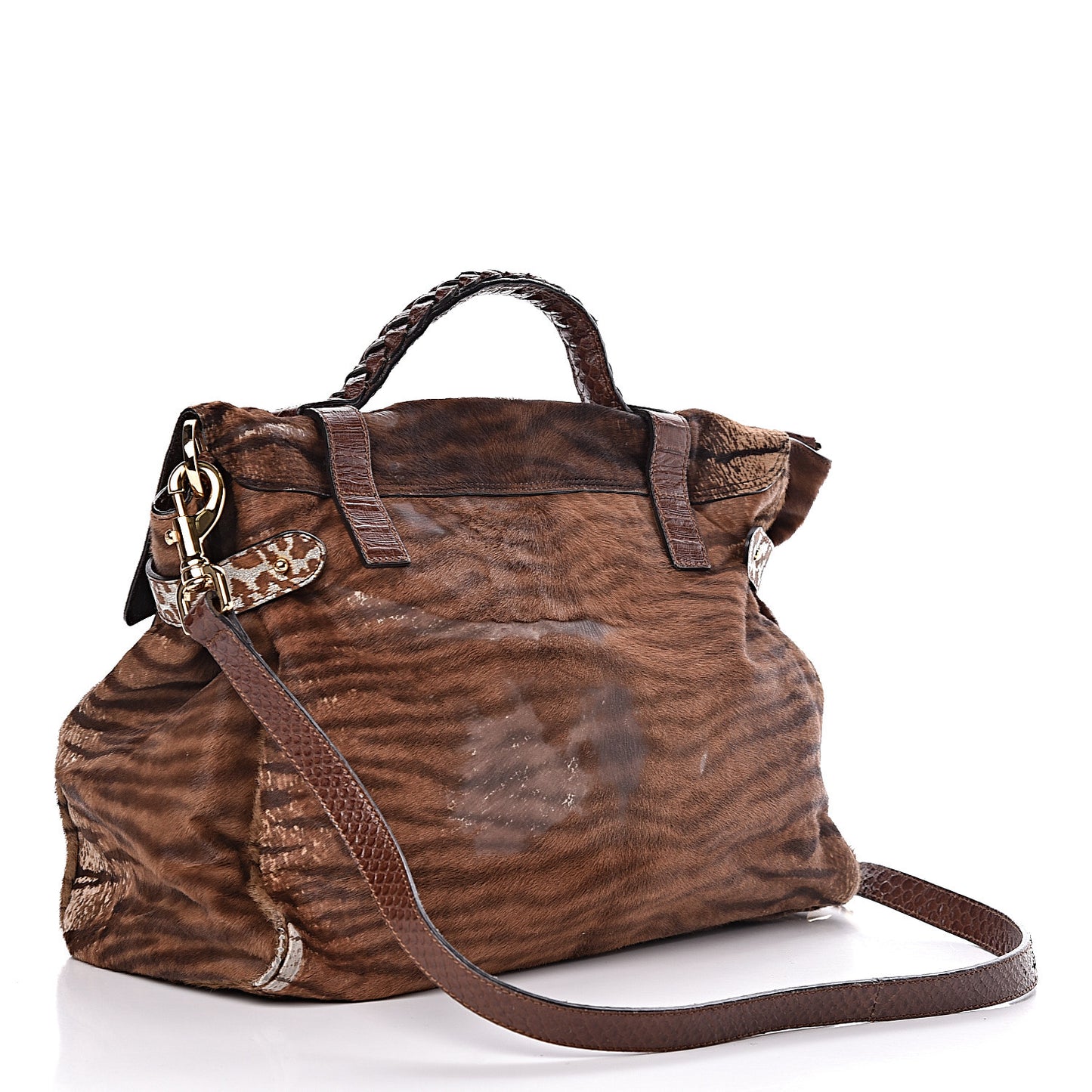 Pony Hair Oversized Alexa Brown