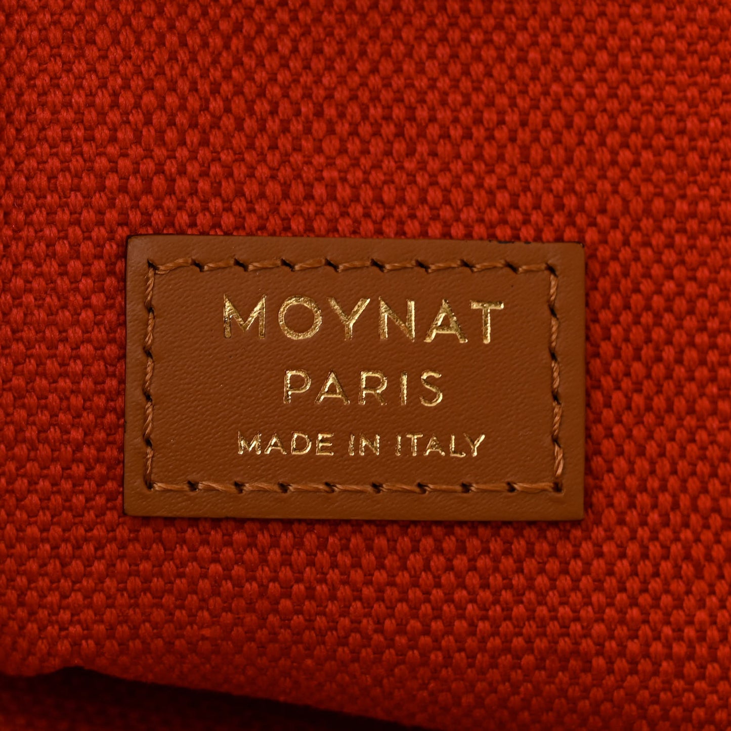 Grained Calfskin Canvas 1920 Oh! Tote Ruban MM Carbon Bronze Cognac