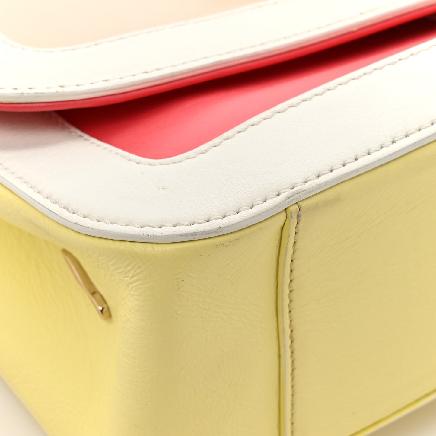 Calfskin Small Sweet Charity Shoulder Bag Multicolor