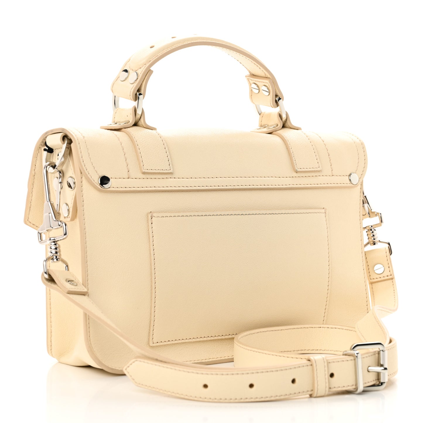 Lambskin Tiny PS1 Satchel Pale Sand