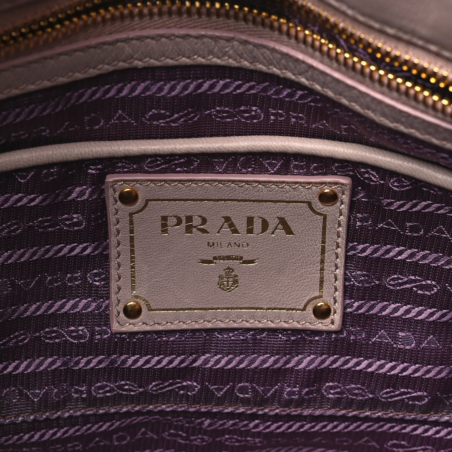 Nappa Gaufre Shopping Satchel Cipria