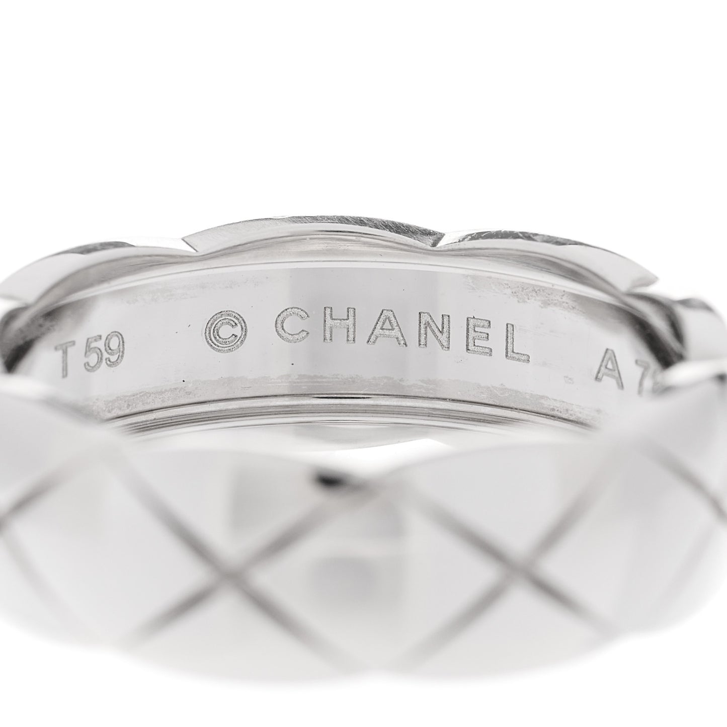18K White Gold Small Coco Crush Ring 59 8.75