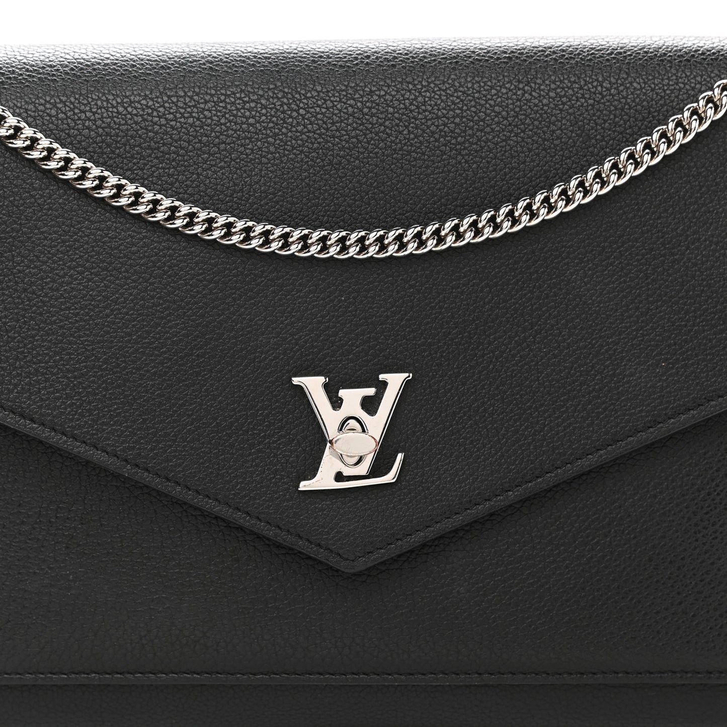 Soft Calfskin My Lockme Pochette Black