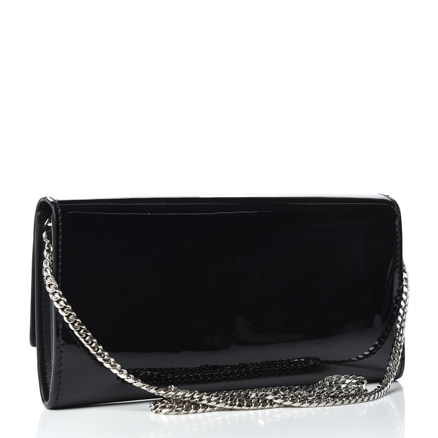 Patent Skull Wallet on Chain Black