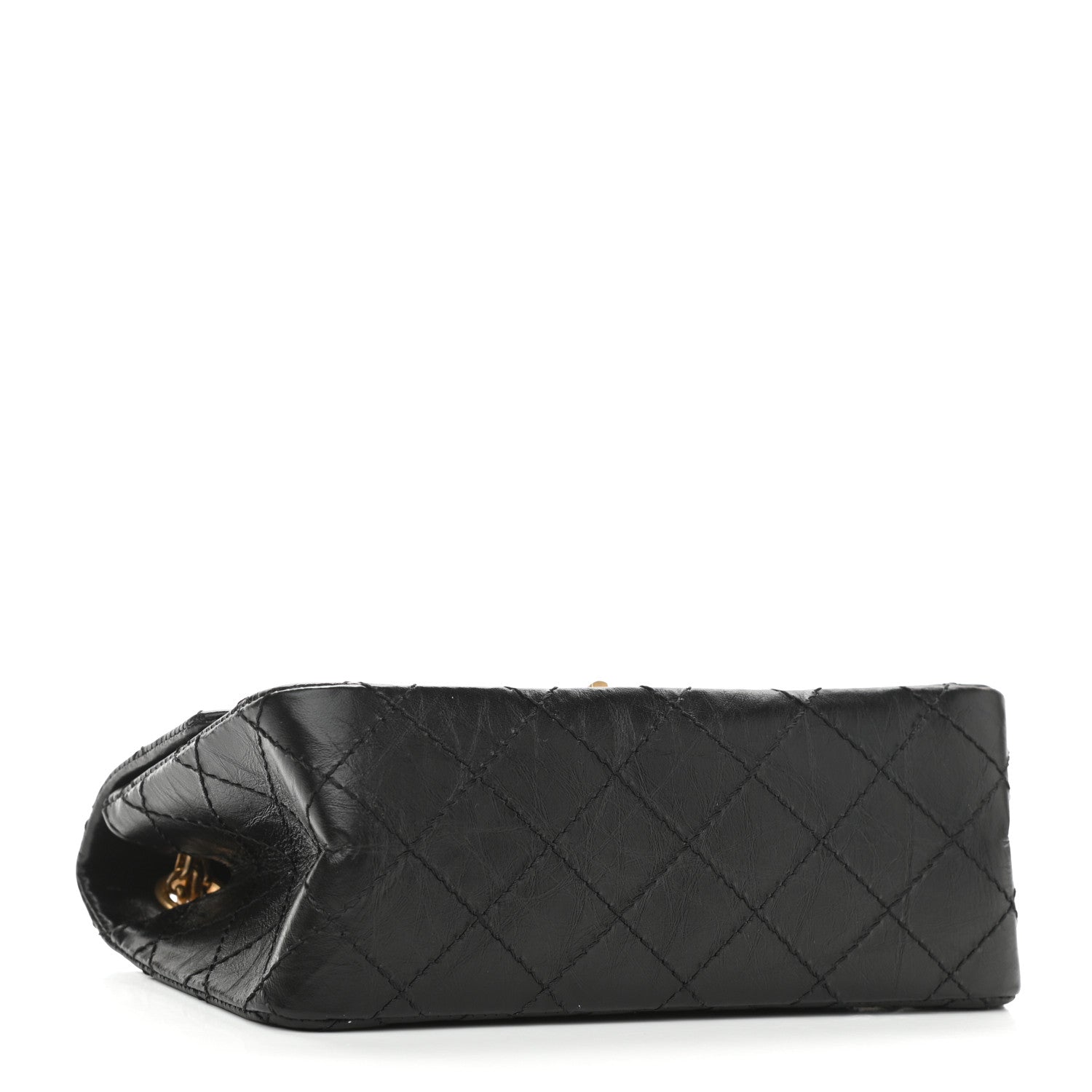 Chanel Aged Calfskin Quilted 2.55 Reissue Mini Flap Black 4 of 10