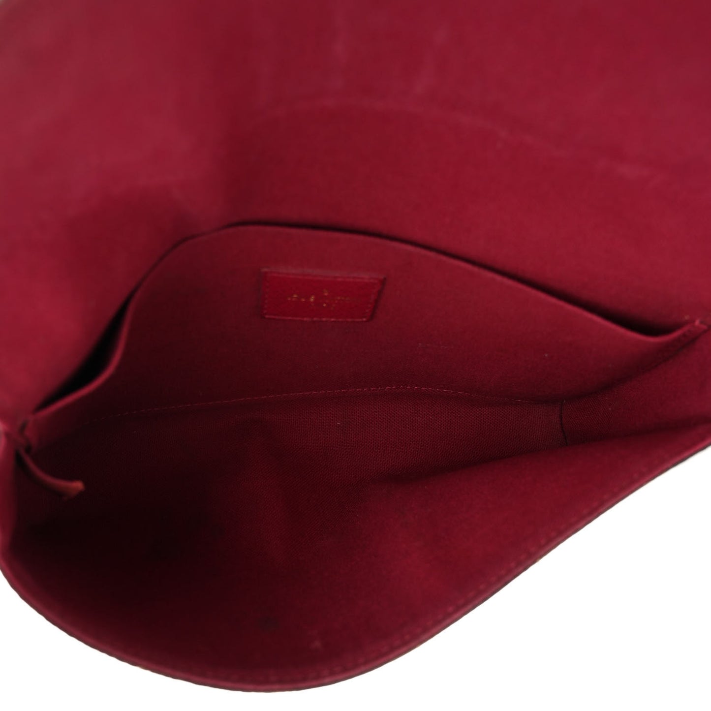 Monogram Pochette Felicie Chain Wallet Fuchsia