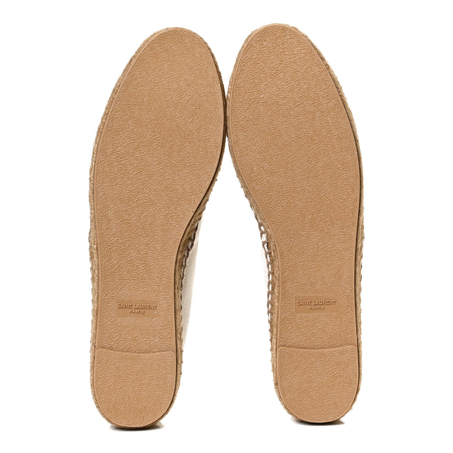 Canvas Nappa Elba Light Logo Embroidered Espadrilles 41 Panna