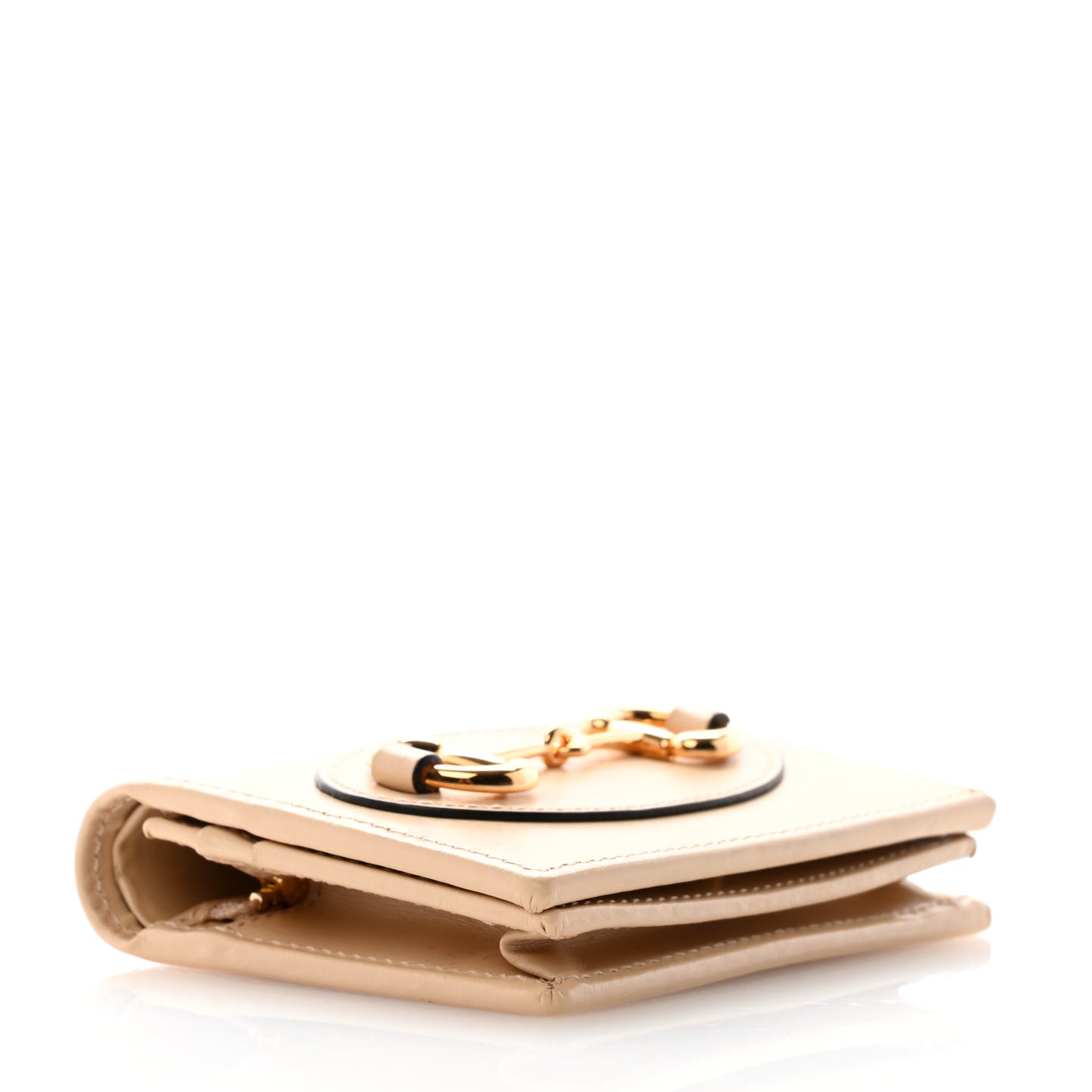 Boarded Plutone Calfskin Horsebit 1955 Card Case Wallet Bubble Tea