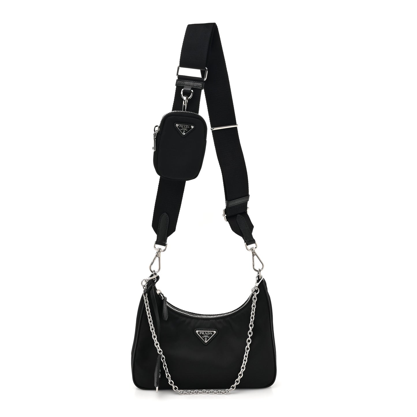 Nylon Re-Edition 2005 Shoulder Bag Black