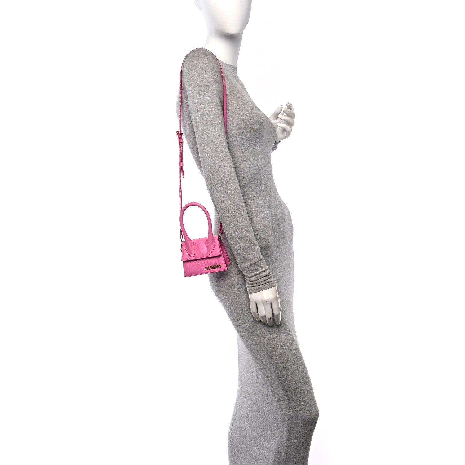 Jacquemus Grained Calfskin Le Chiquito Pink 2 of 10