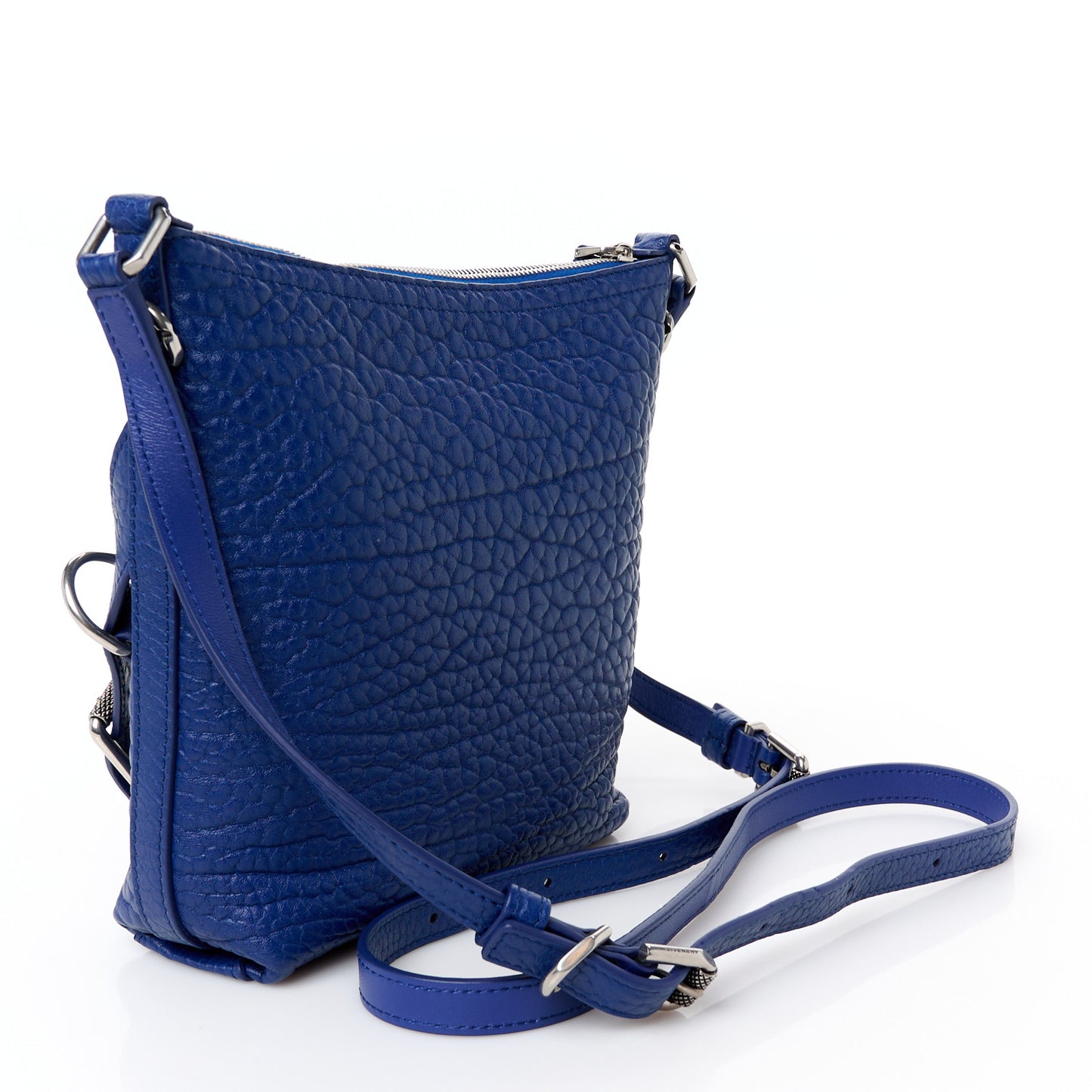 Calfskin Small Voyou Bag Saphir Blue