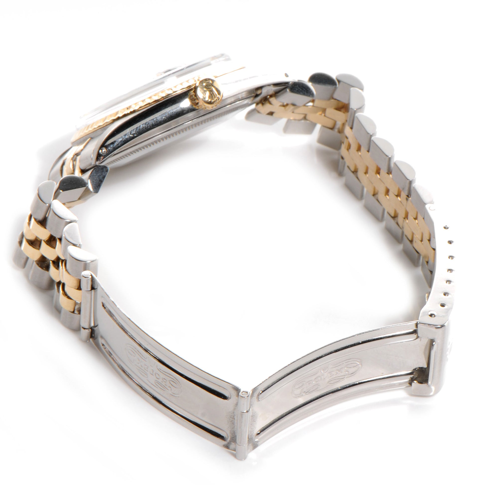 Rolex Stainless Steel 18K Yellow Gold 36mm Oyster Perpetual Datejust Watch Champagne 1603 4 of 6