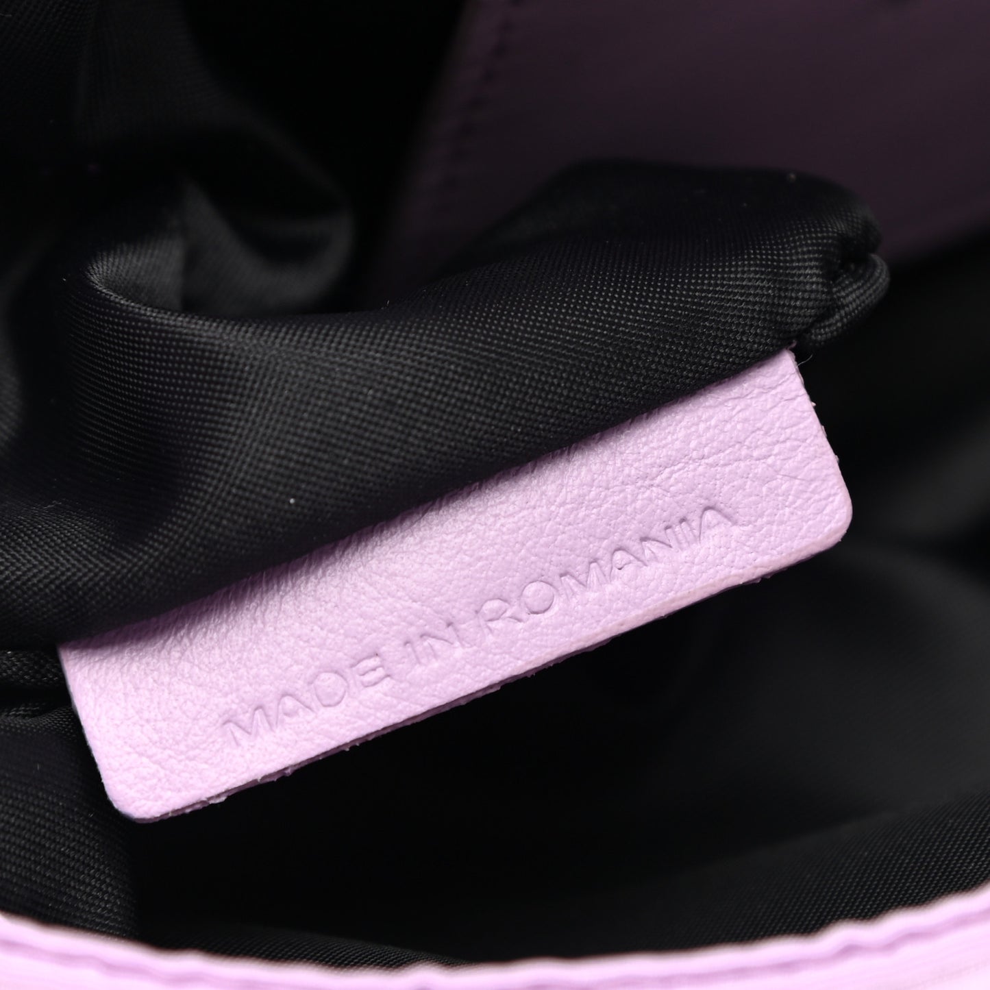 Nylon Skull Camera Crossbody Bag Lilac