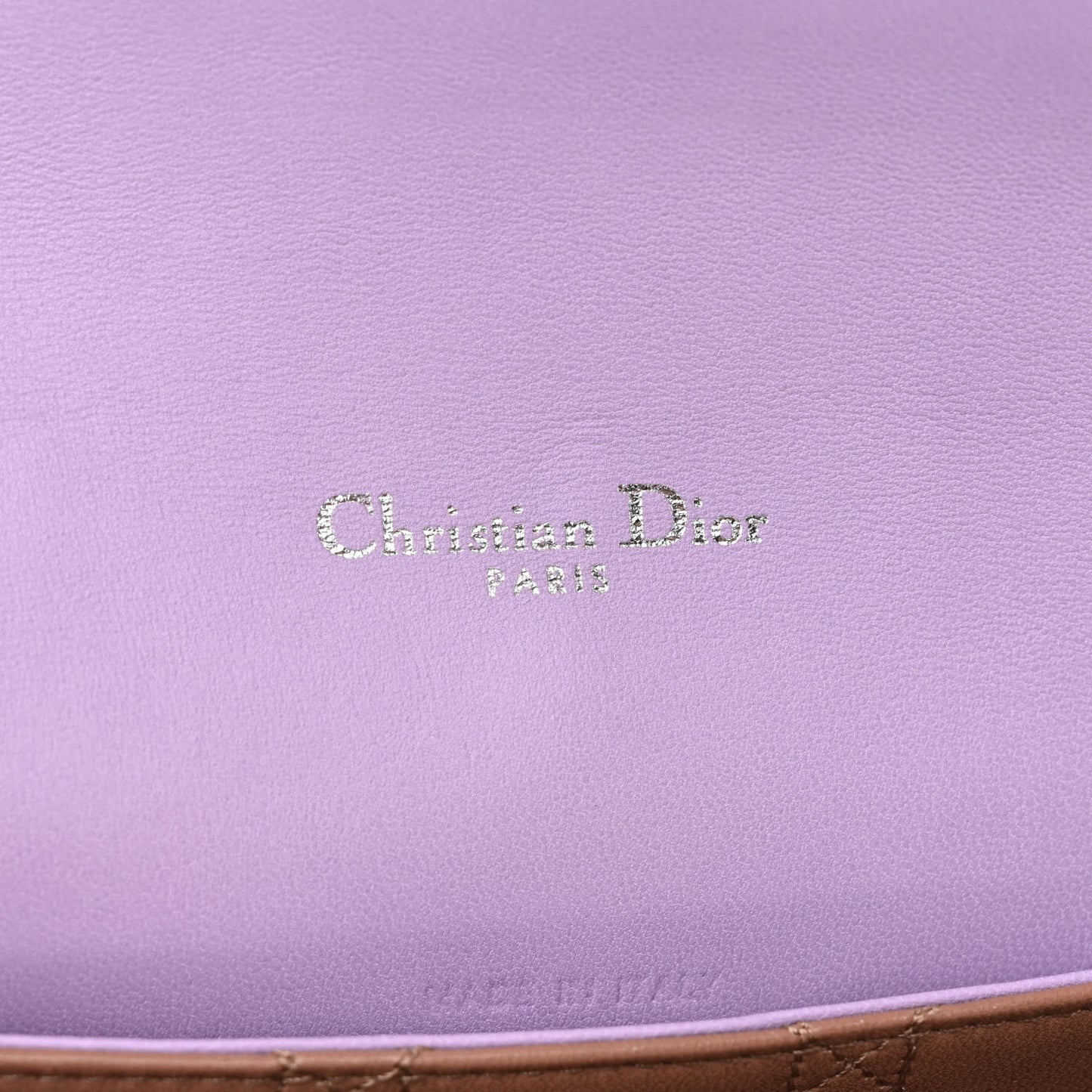 Lambskin Cannage Medium Miss Dior Flap Lilac
