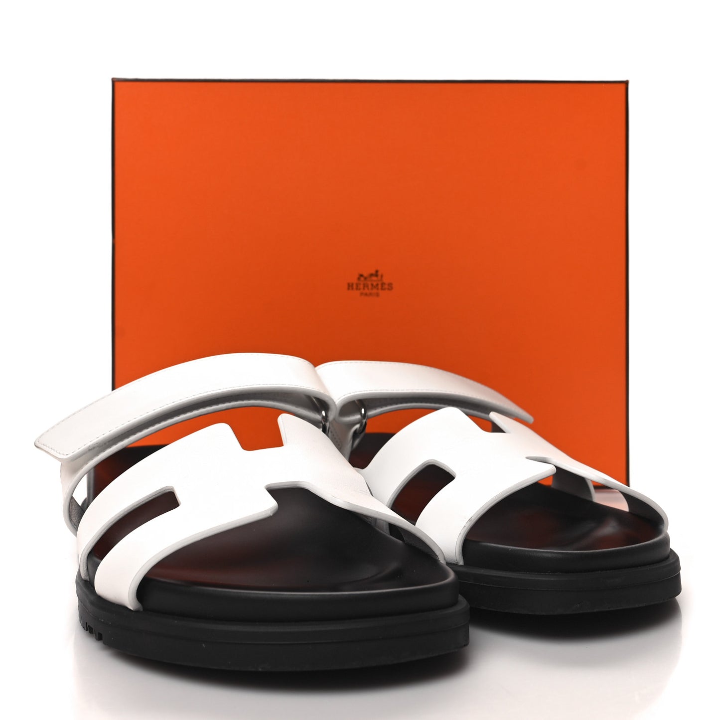 Calfskin Womens Chypre Sandals 38 White