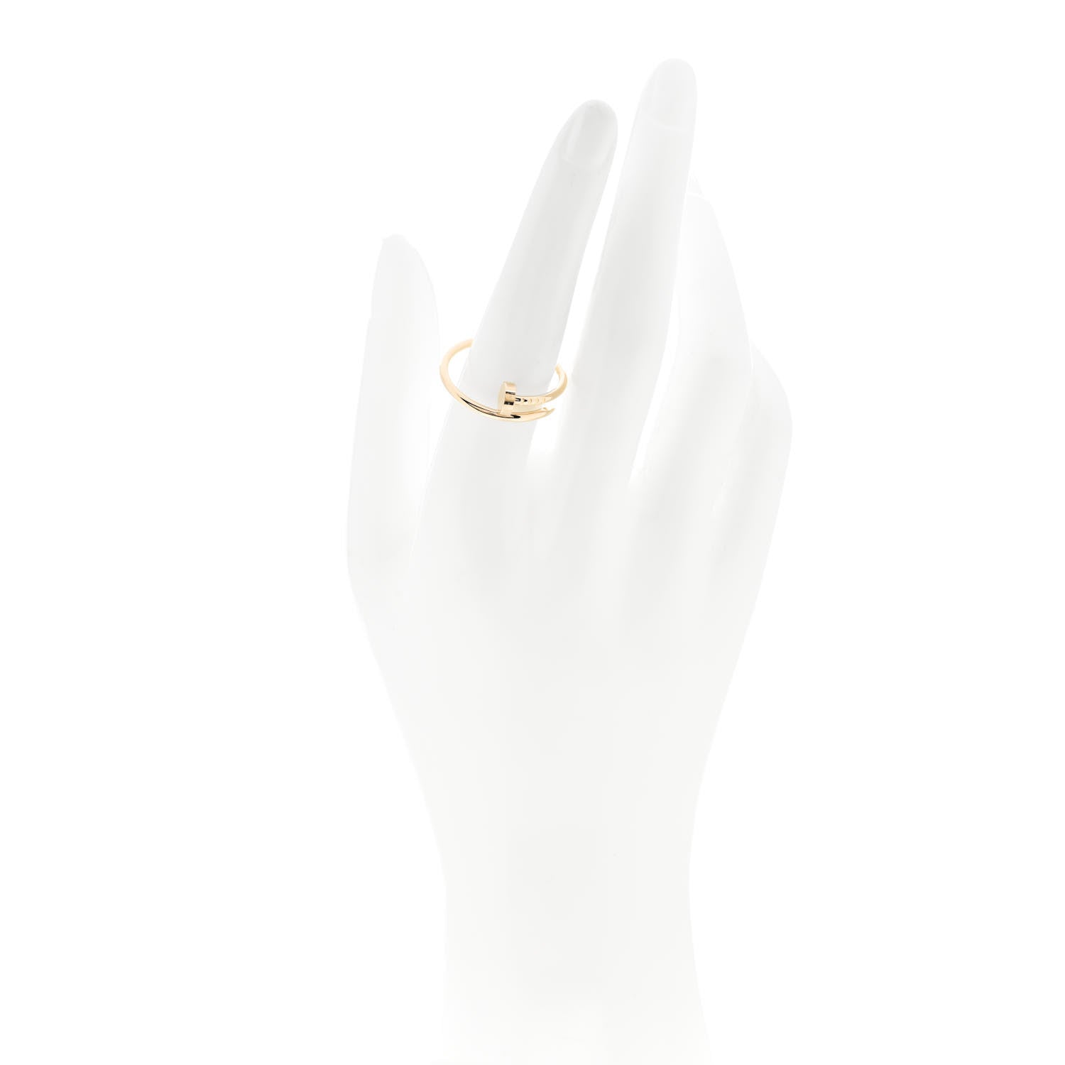 Cartier 18K Yellow Gold Small Juste Un Clou Ring 59 8.75 2 of 5
