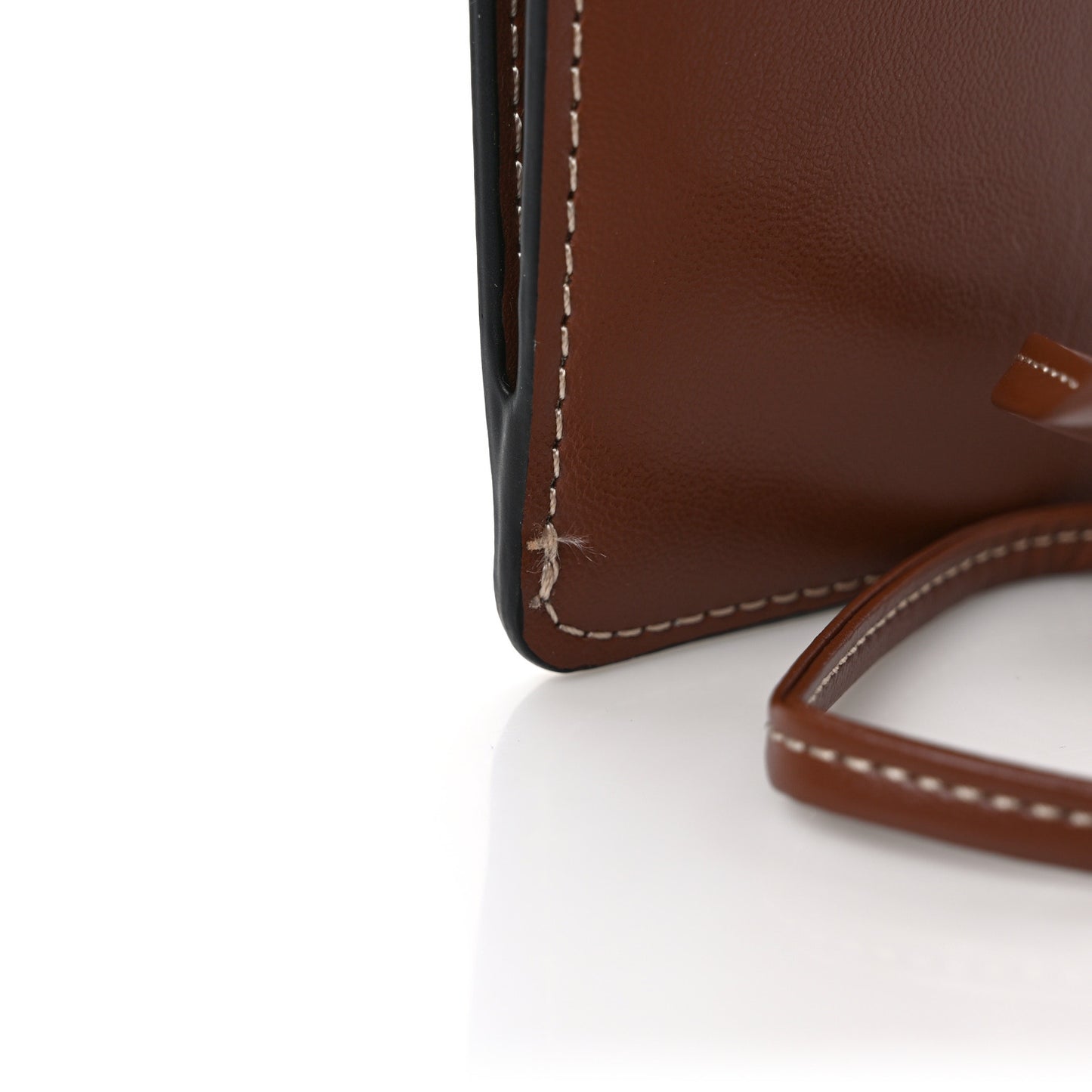 Smooth Calfskin Sunglasses Pouch Tan