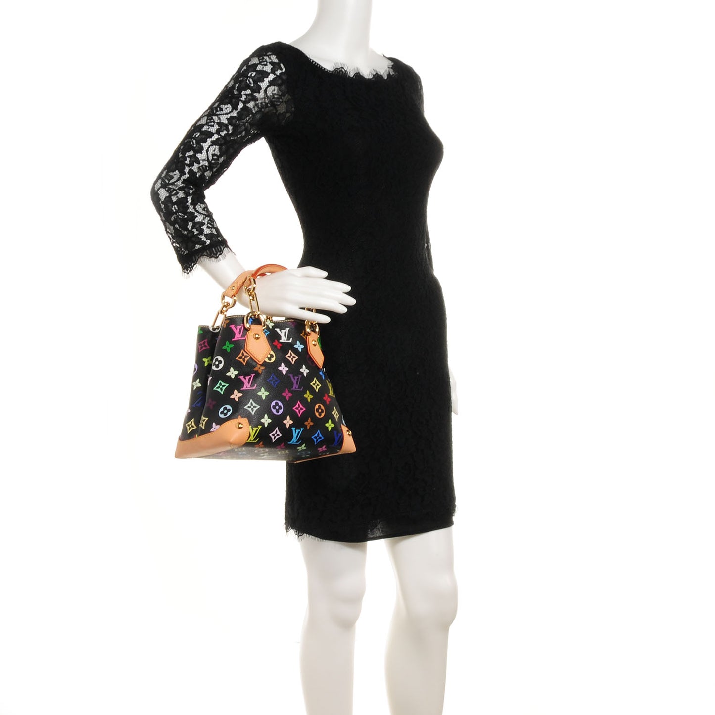 Monogram Multicolor Audra Black