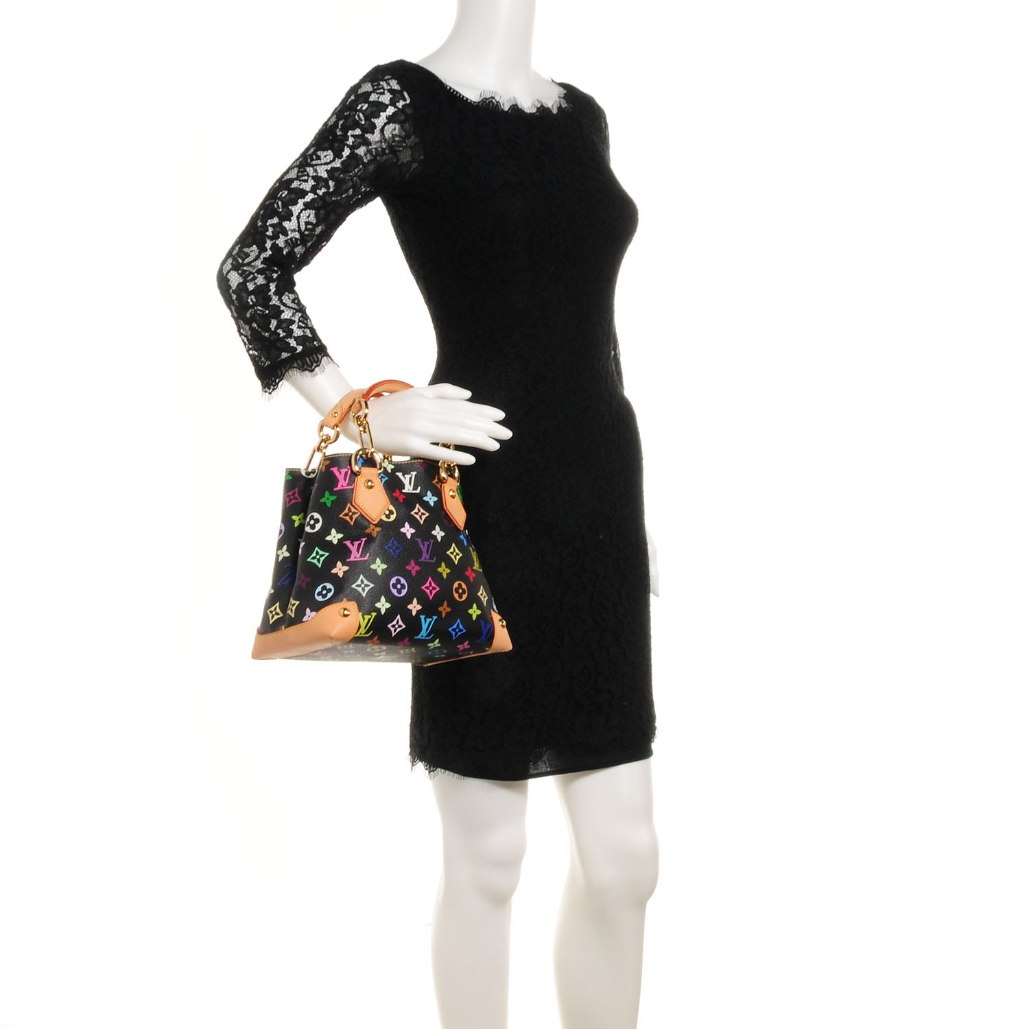 Louis Vuitton Monogram Multicolor Audra Black 2 of 7
