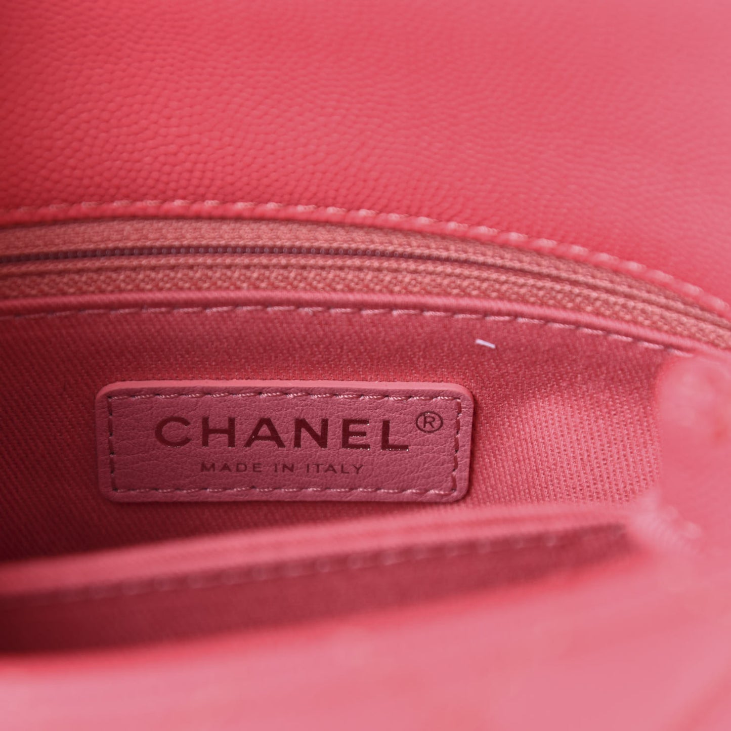 Caviar Quilted Incognito Extra Mini Coco Handle Flap Pink