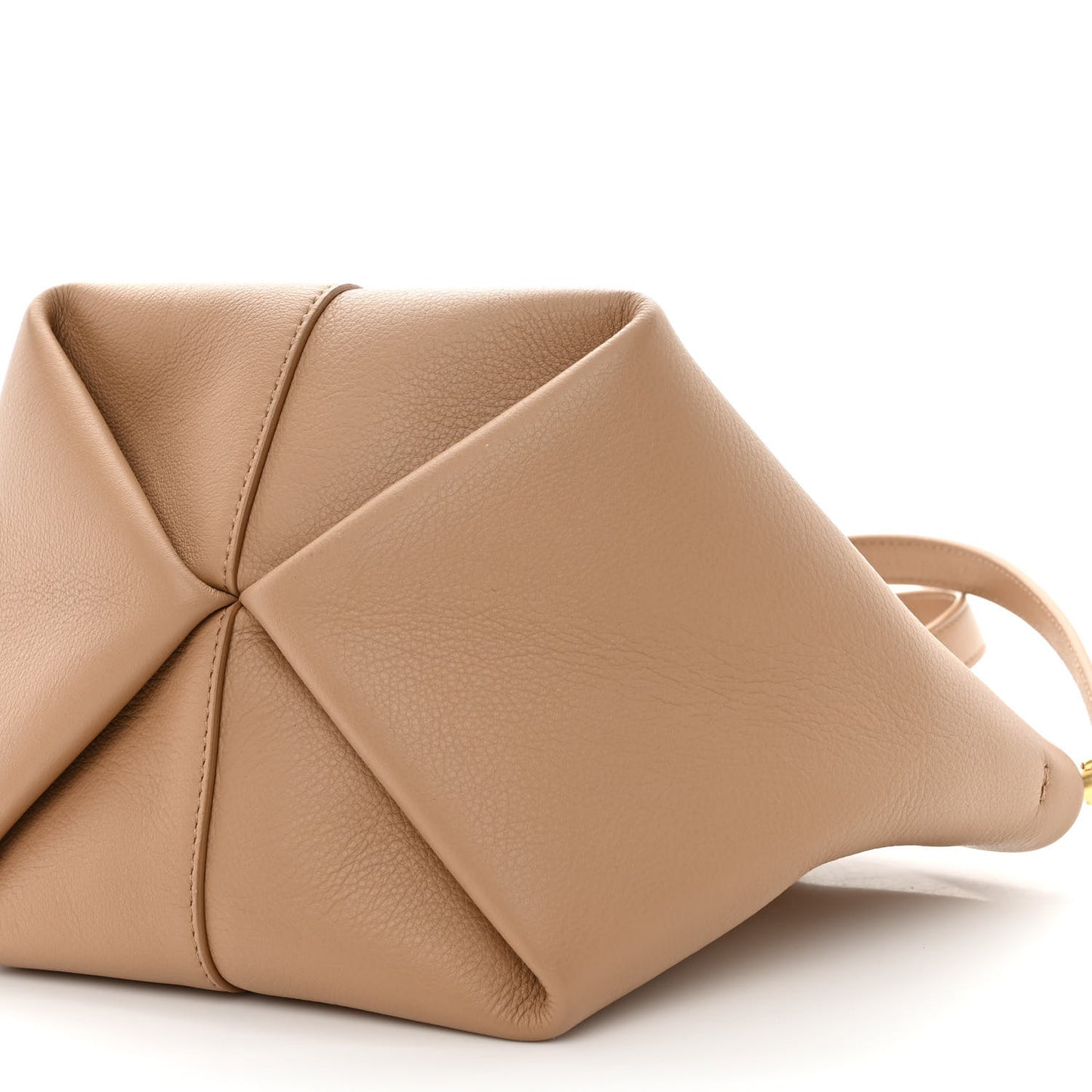 Calfskin Mini Tulipano Bag Nocciola