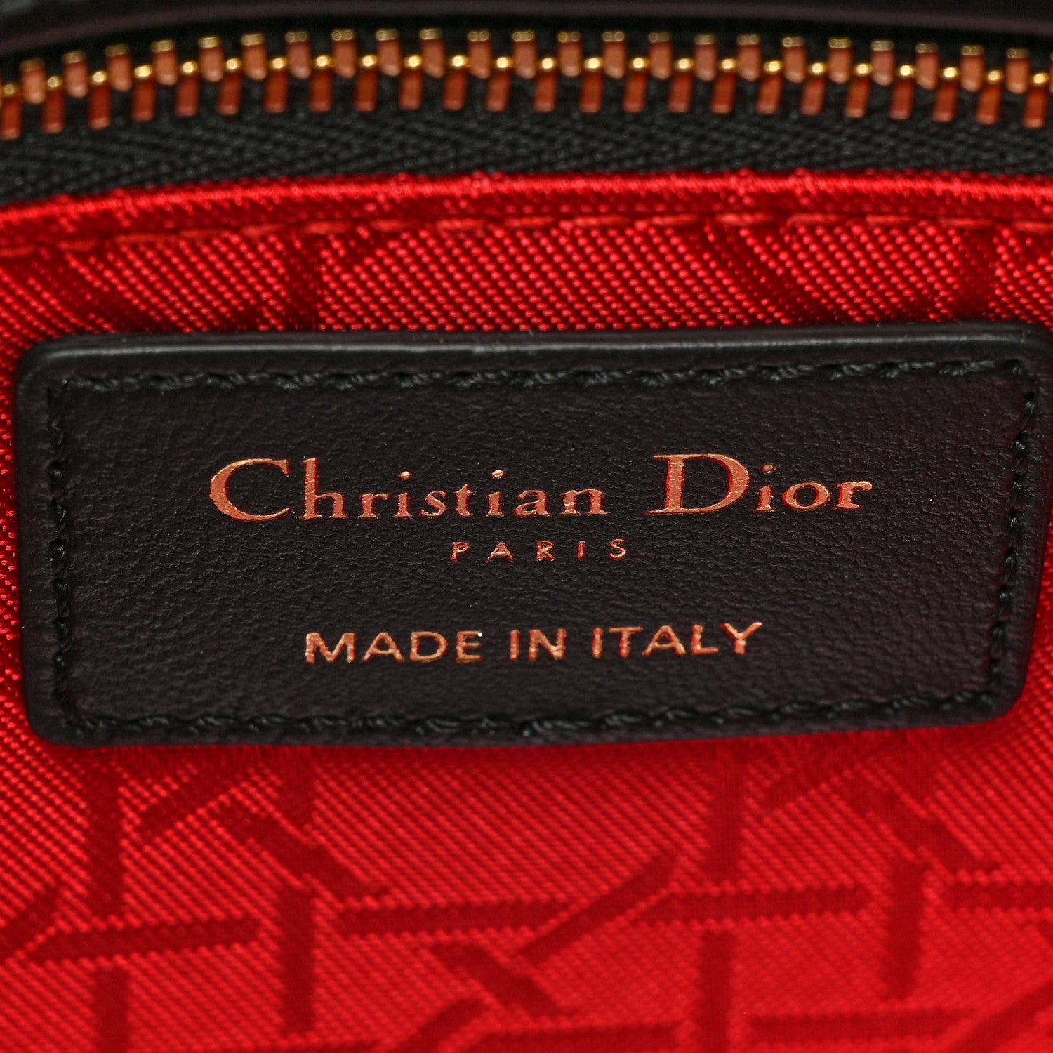 Christian Dior Lambskin Cannage Small My ABCDior Lady Dior Black 7 of 9
