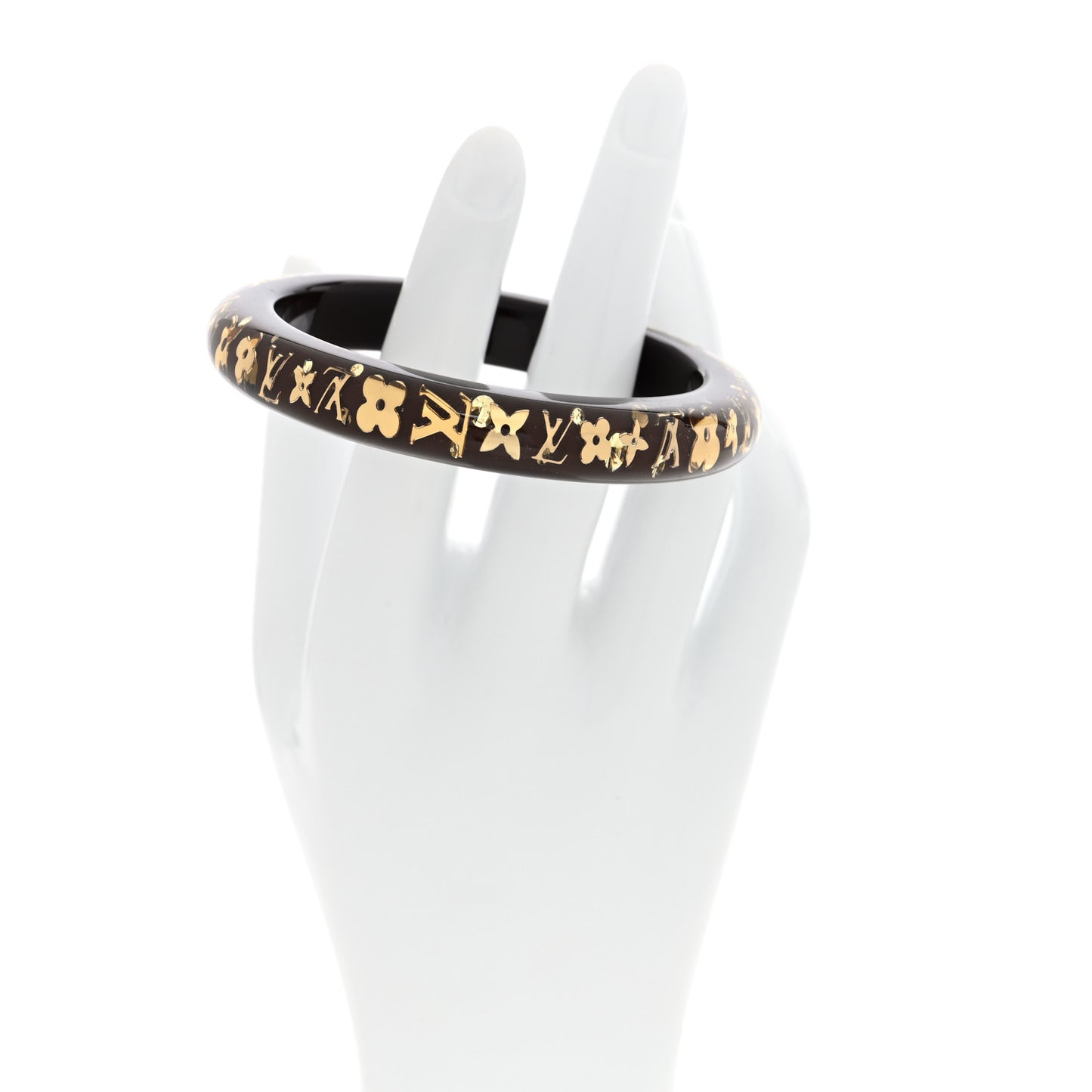 Resin Swarovski Medium Inclusion Bracelet PM Marron