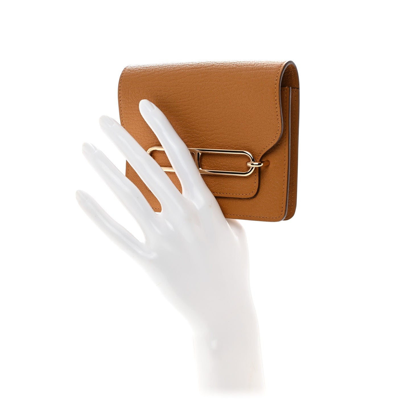 Chevre Mysore Roulis Slim Wallet Caramel