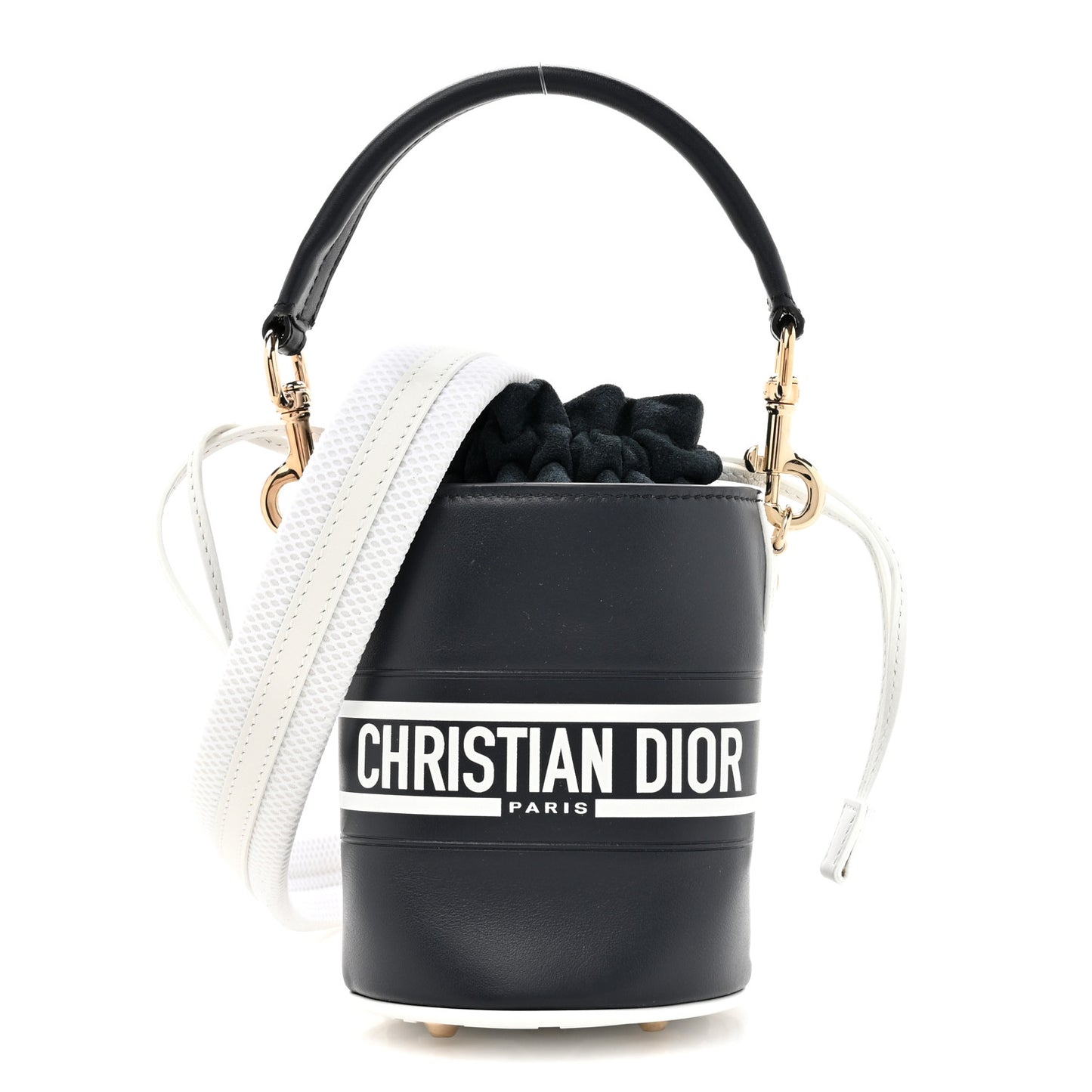 Calfskin Micro Dior Vibe Bucket Blue