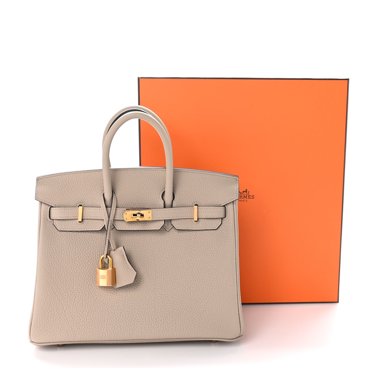 Togo Birkin 25 Gris Tourterelle