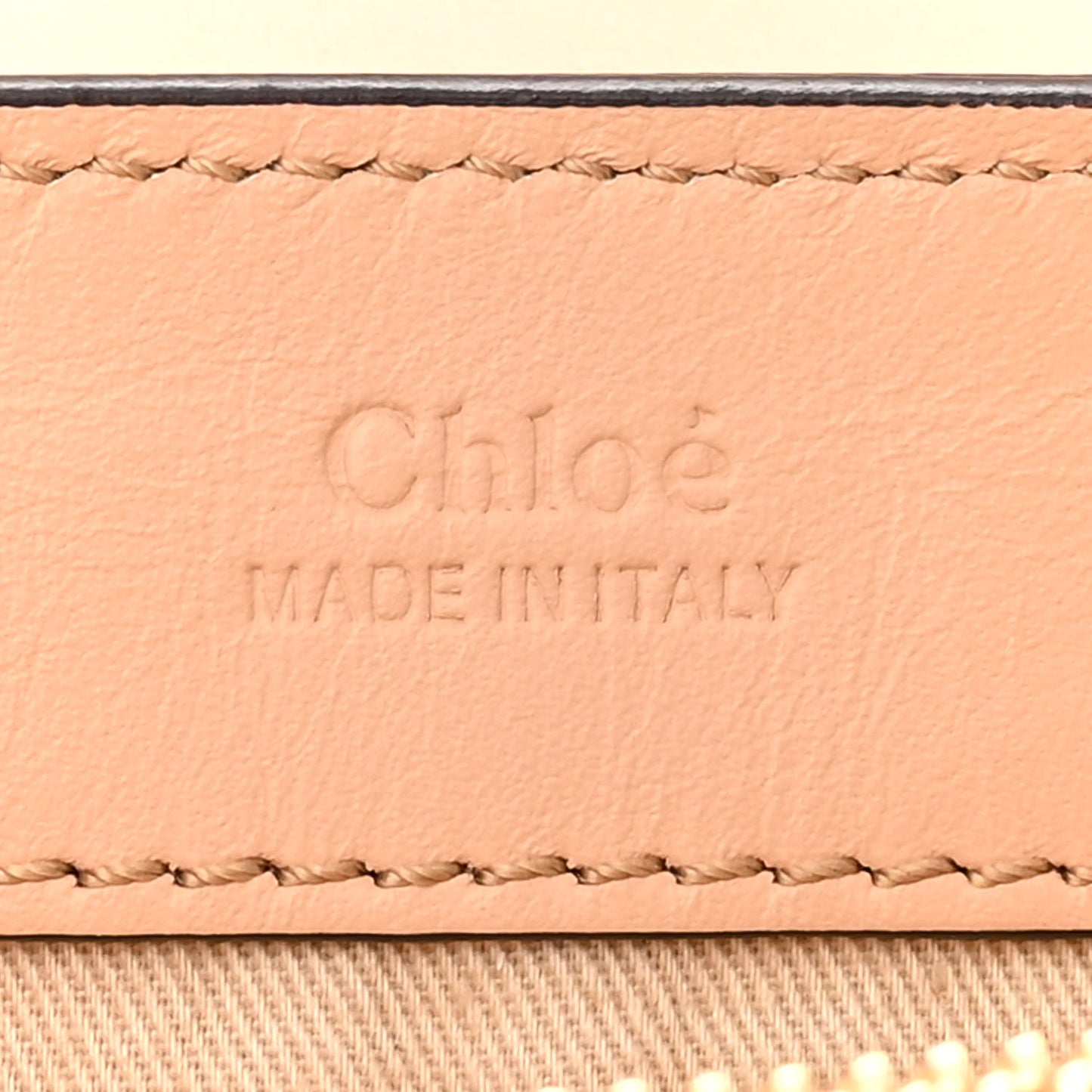 Calfskin Crocodile Embossed Small Faye Day Shoulder Bag Beige