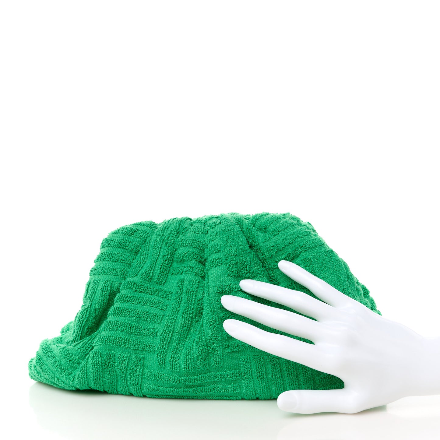 Sponge Fabric The Pouch Clutch Grass