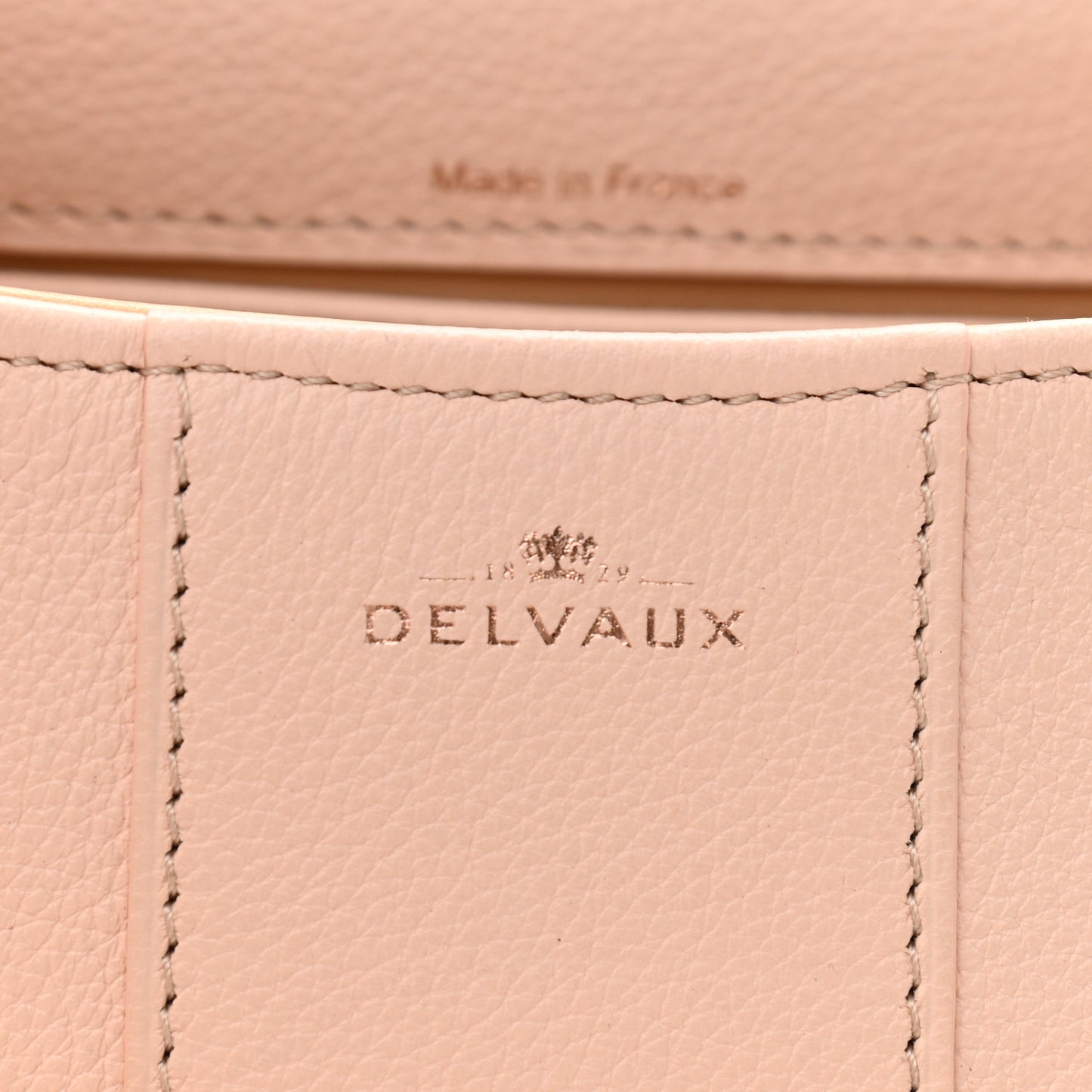 Grained Calfskin Mini Brillant Satchel Light Pink