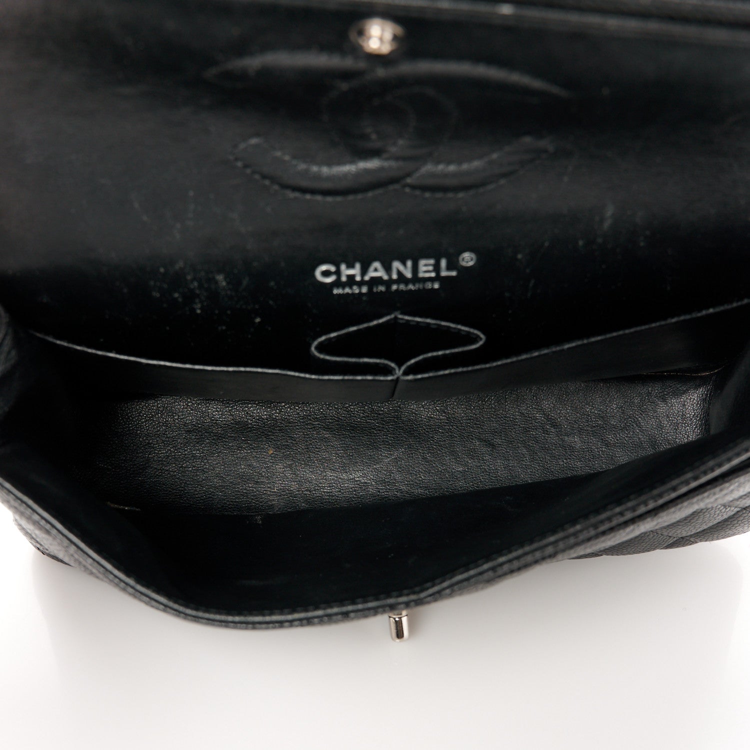 Chanel Caviar Quilted Medium Double Flap Black 5 of 11
