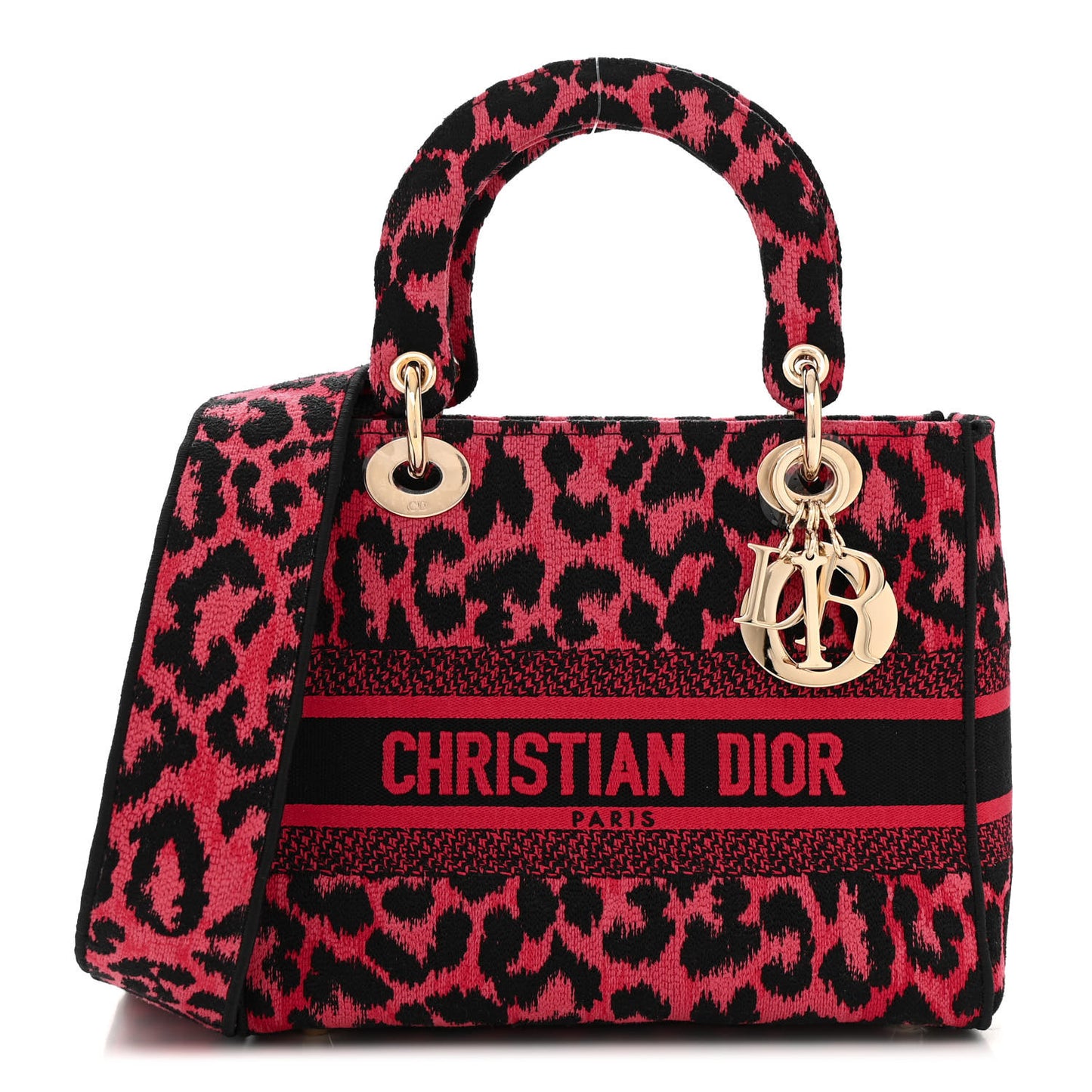 Canvas Mizza Embroidered Medium Lady D-Lite Fuchsia