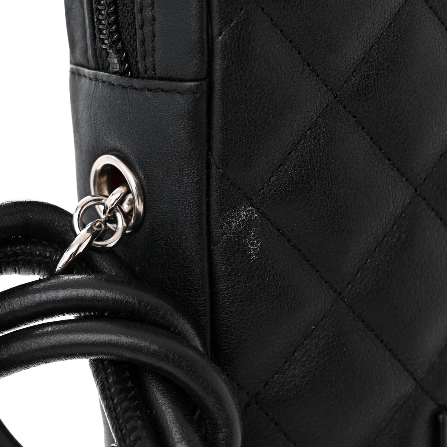 Chanel Calfskin Quilted Large Cambon Messenger Black 12 of 14