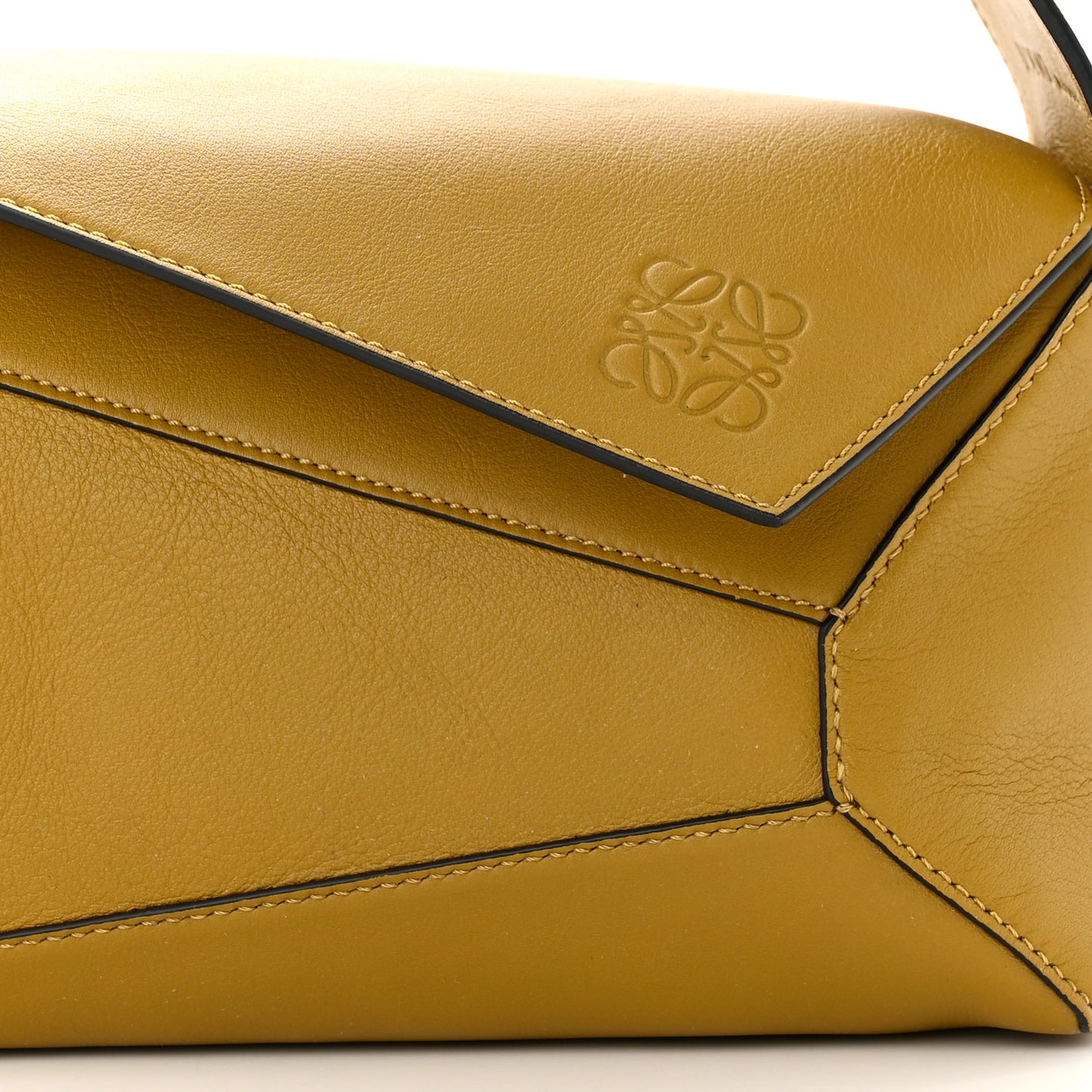 Calfskin Puzzle Hobo Ochre