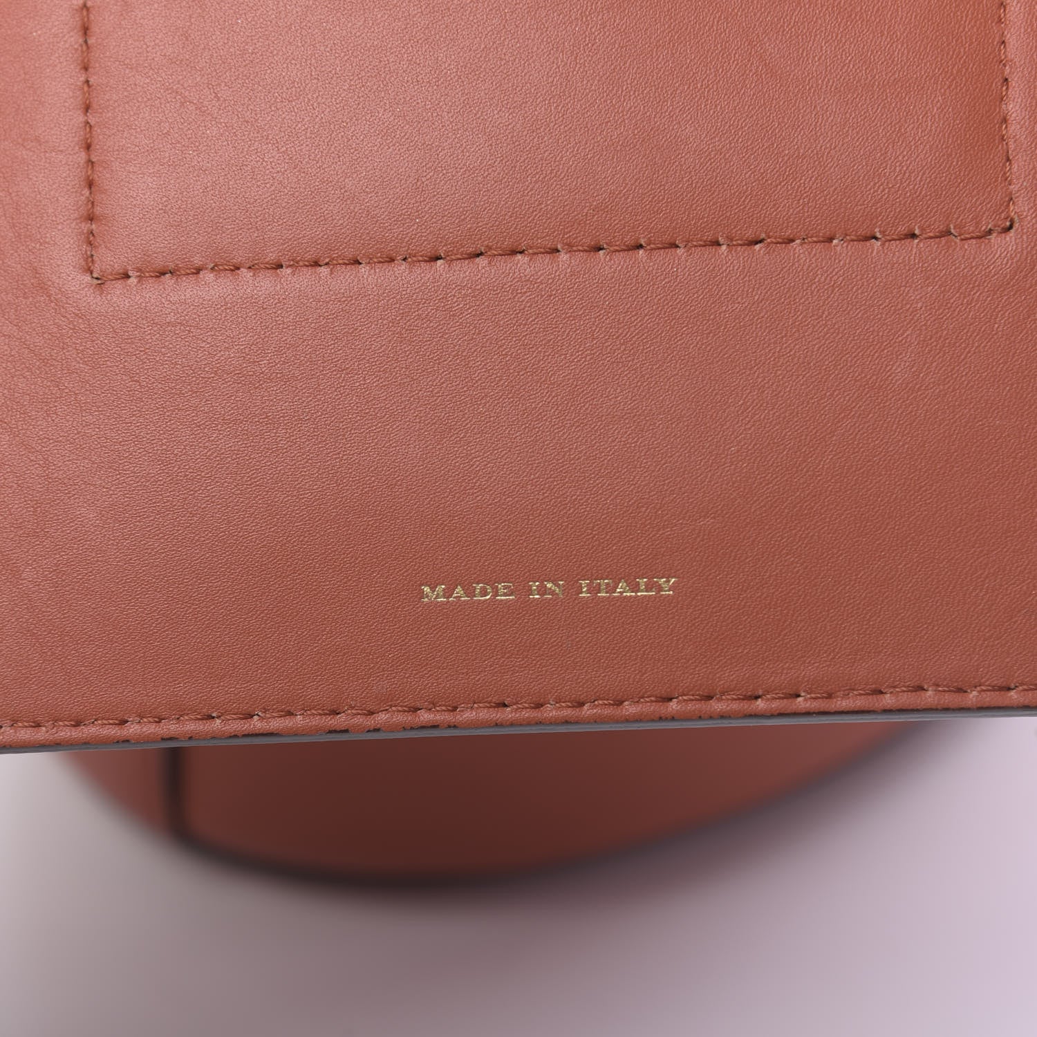 Burberry Supple Calfskin Small Bucket Orange 12 of 20